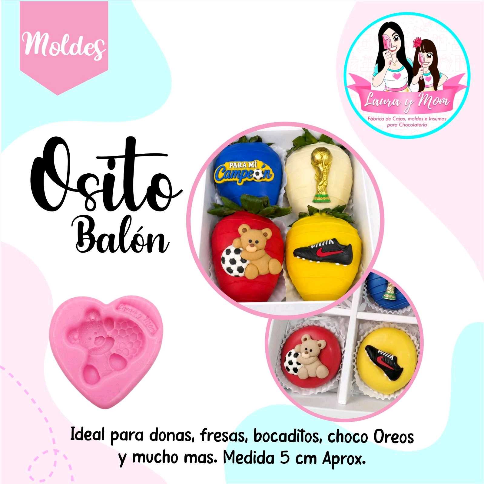 Molde Osito Balón 