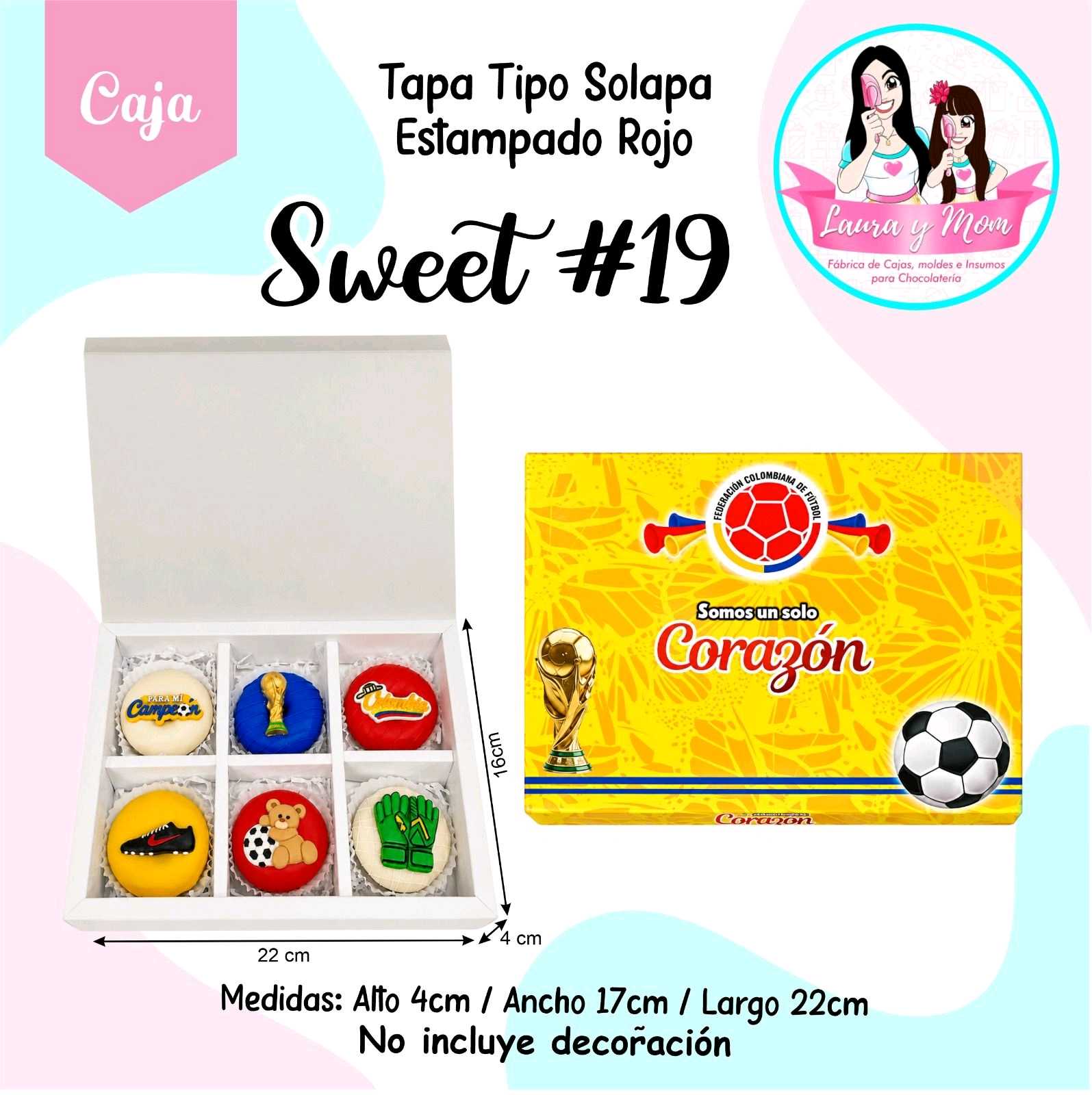 Do Cajasx12 Sweet #19 Colombia+Nido F. Futbol
