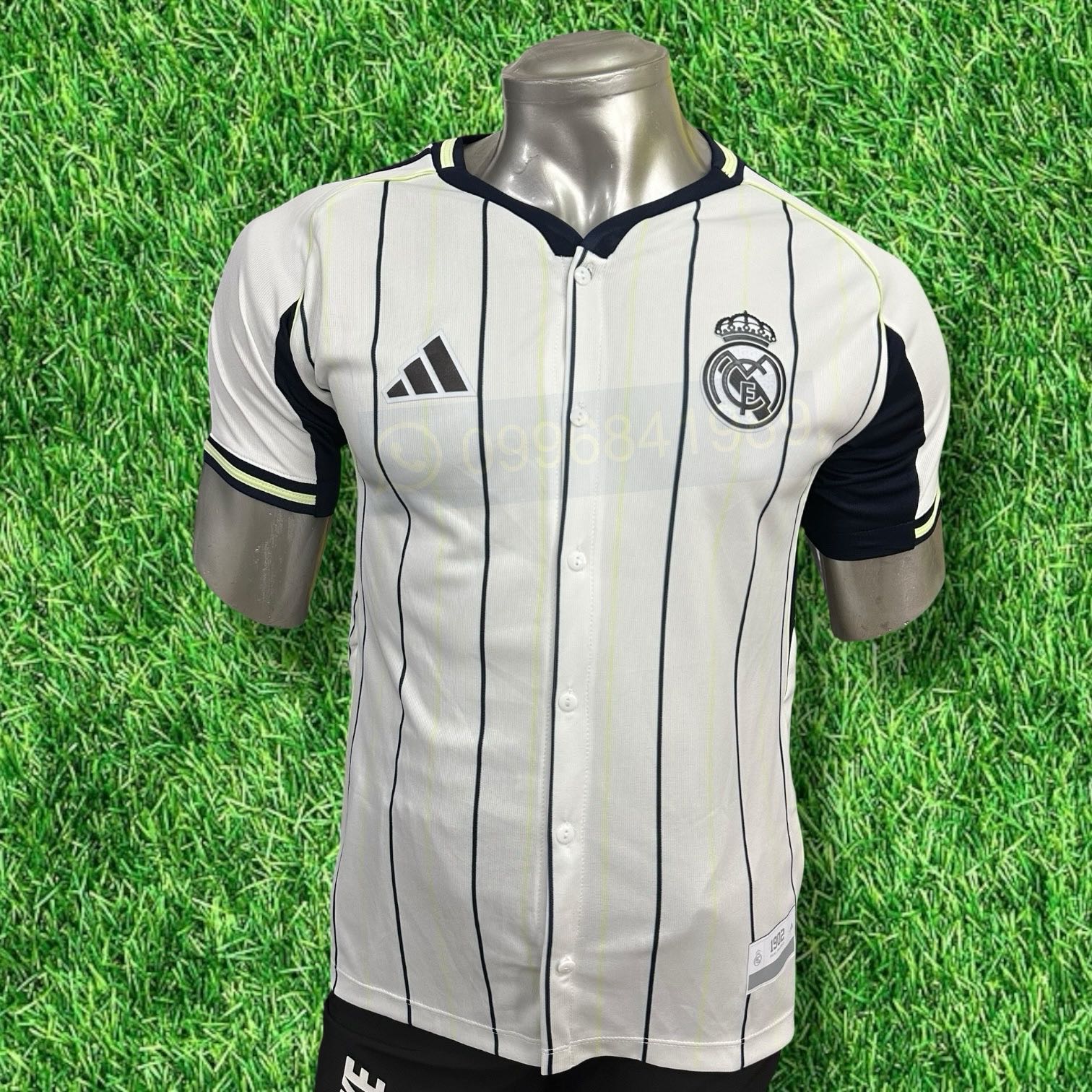 Camisa Real Madrid Tipo Beisbol