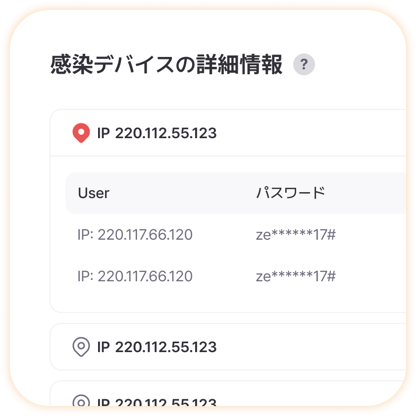 マルウェア感染詳細レポート