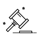 평가 및 심사 관리 아이콘