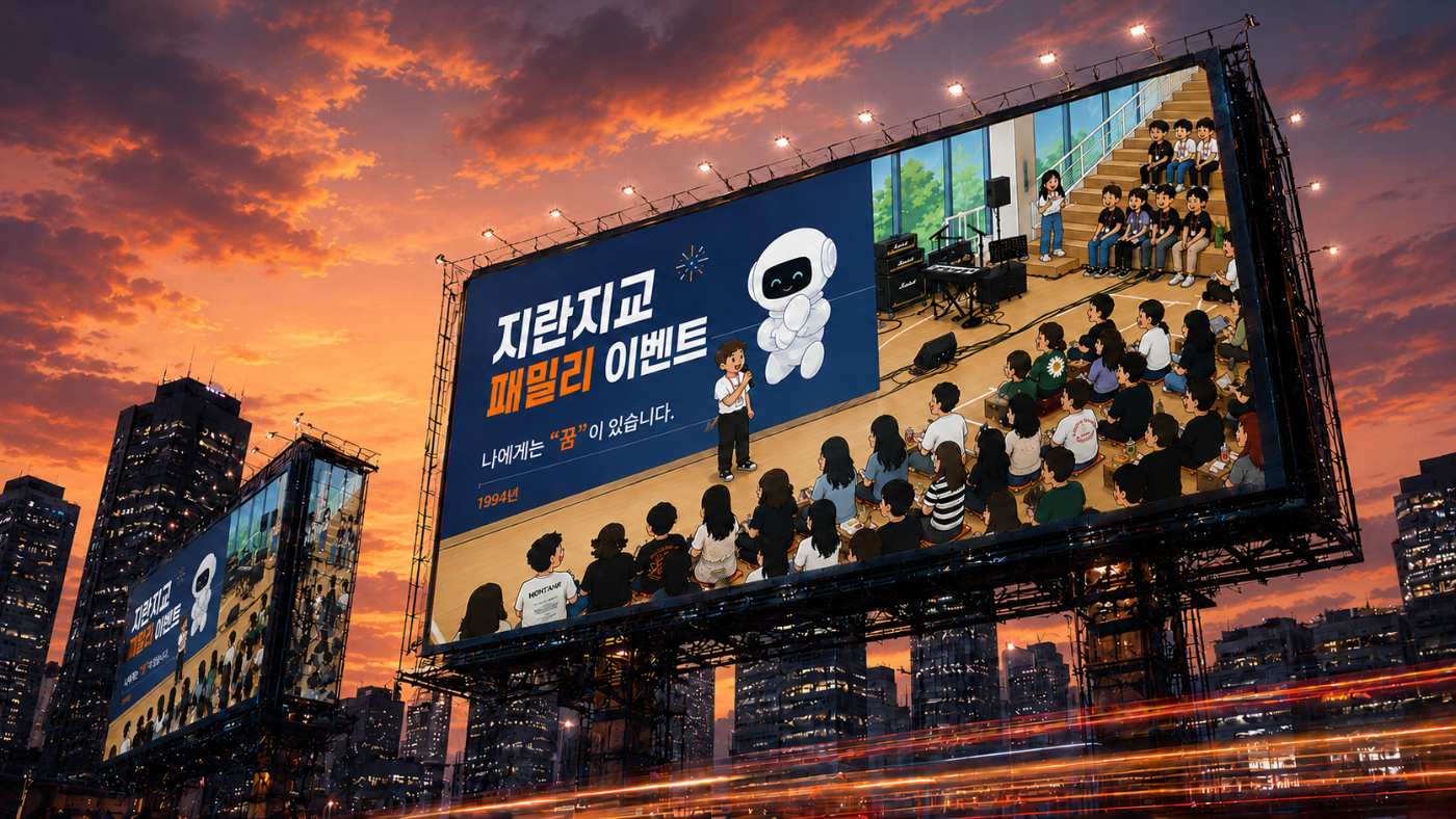지란지교패밀리 이벤트 일러스트