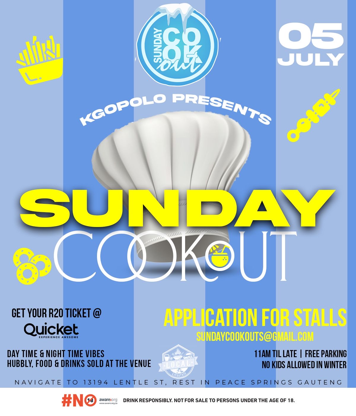 Sunday Cookout July Edition Main Hero Image