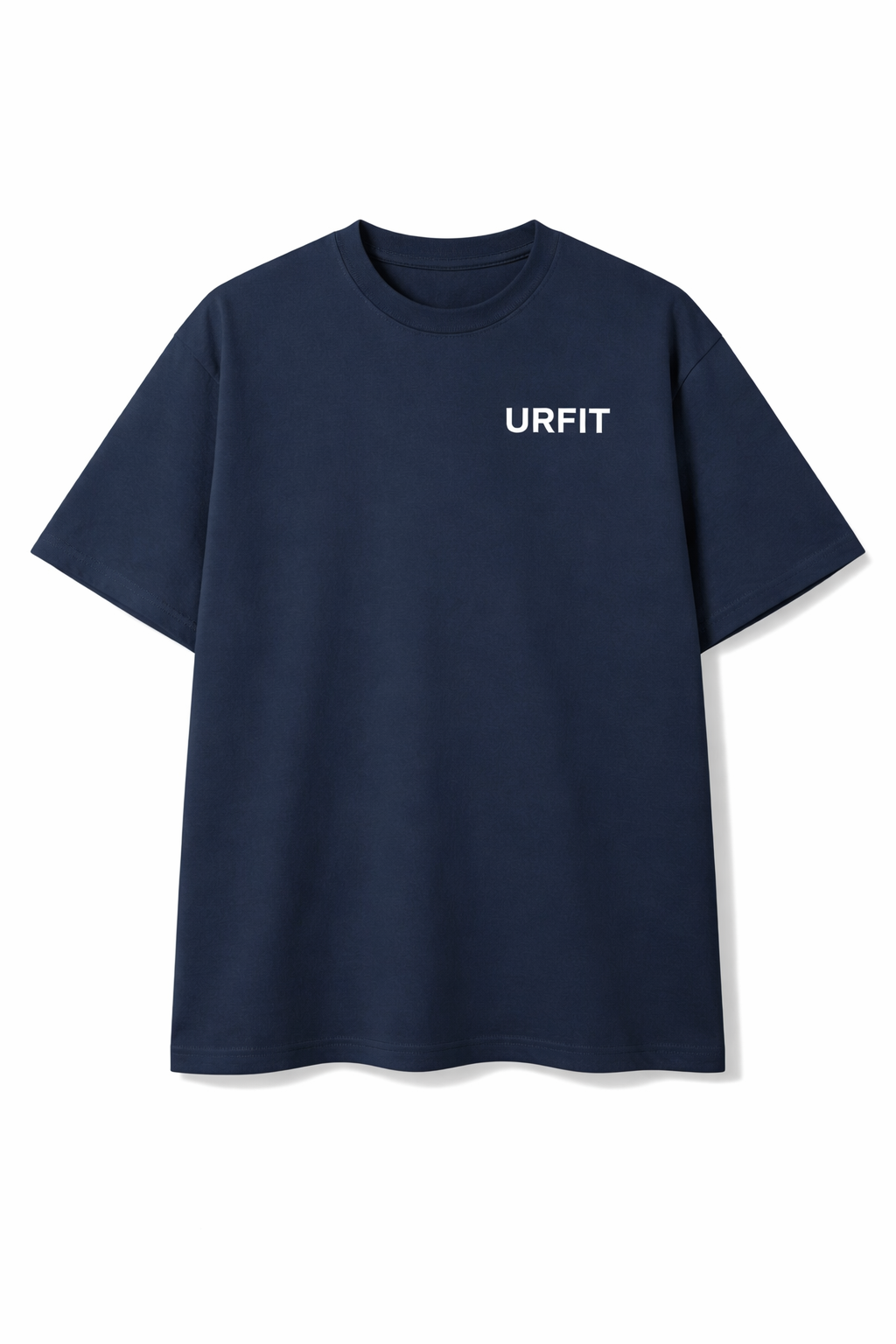 URFIT Oversized Navy Blue T-Shirt – Classic Premium Fit — oversize-tshirts. oversized t shirt india | URFIT India