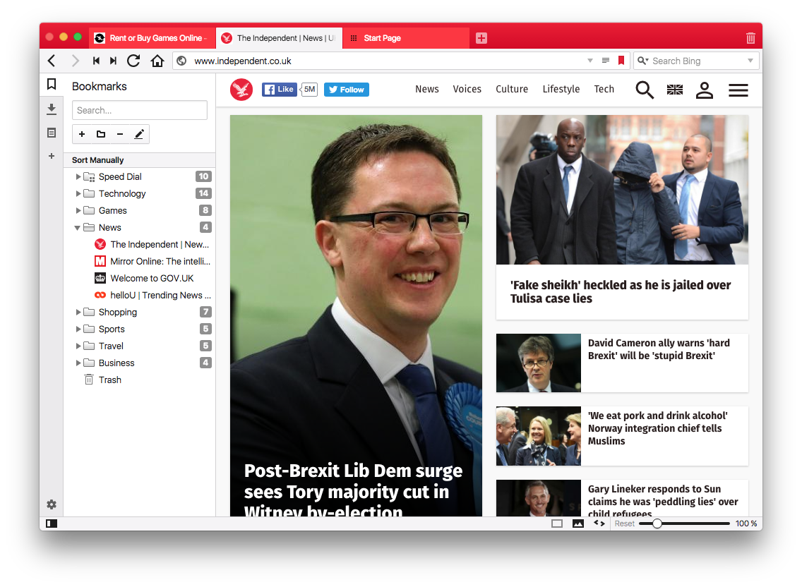 Vivaldi パネル編
