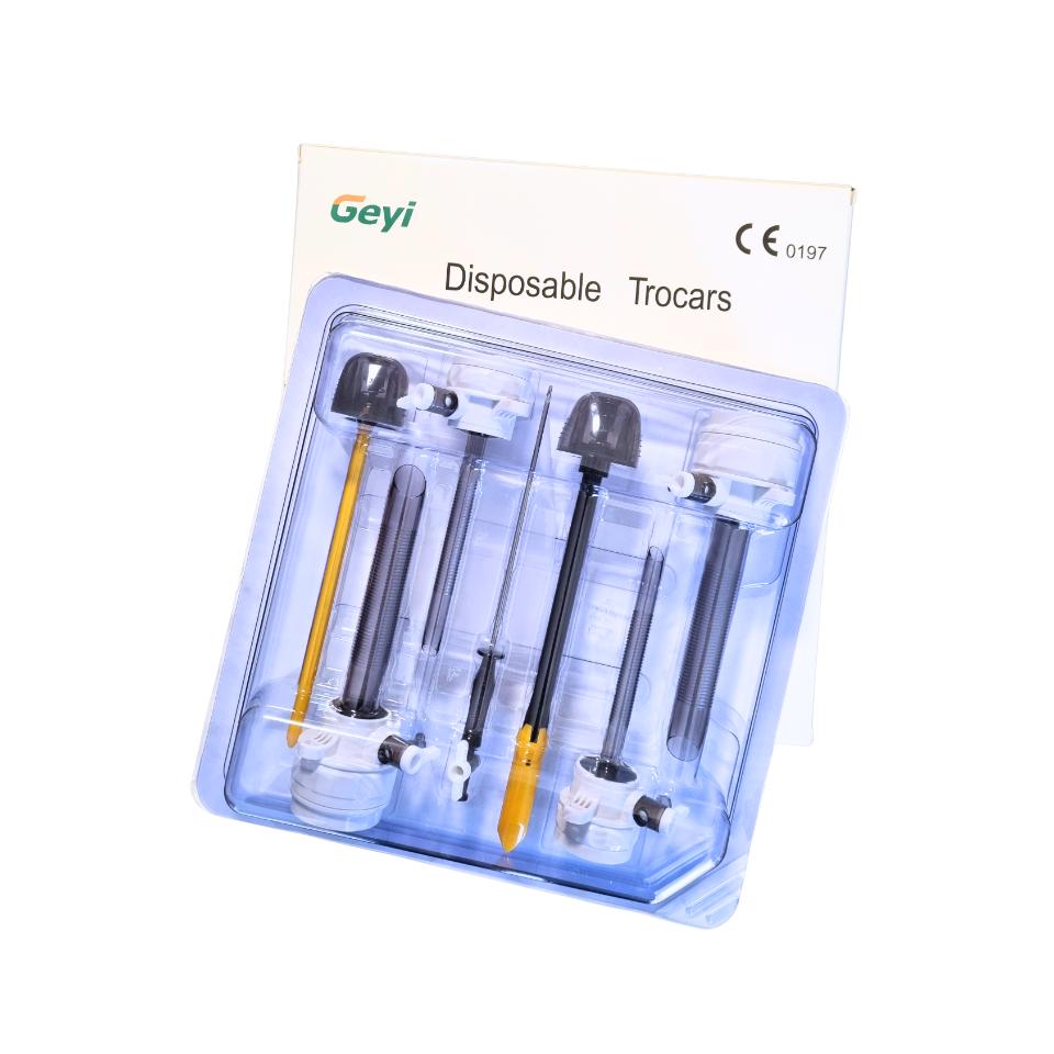 Trocar GEYI con cuchilla Amarillo