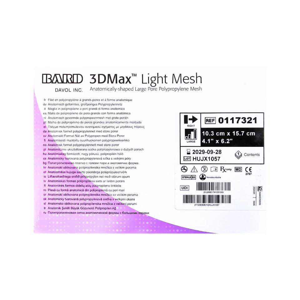 Malla Light Bard 3DMax derecha larga