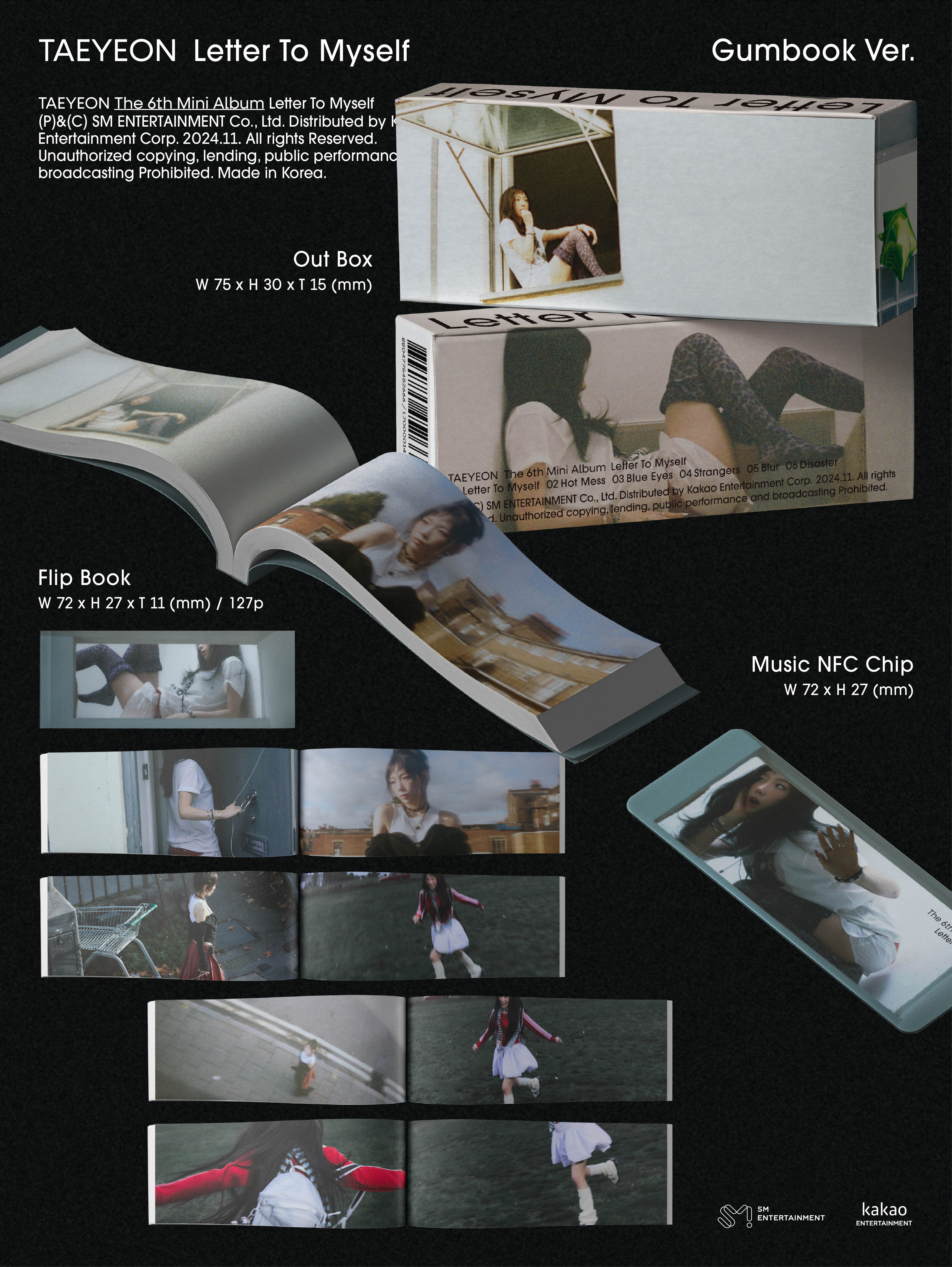 TAEYEON The 6th Mini Album Letter To Myself Gumbook Ver