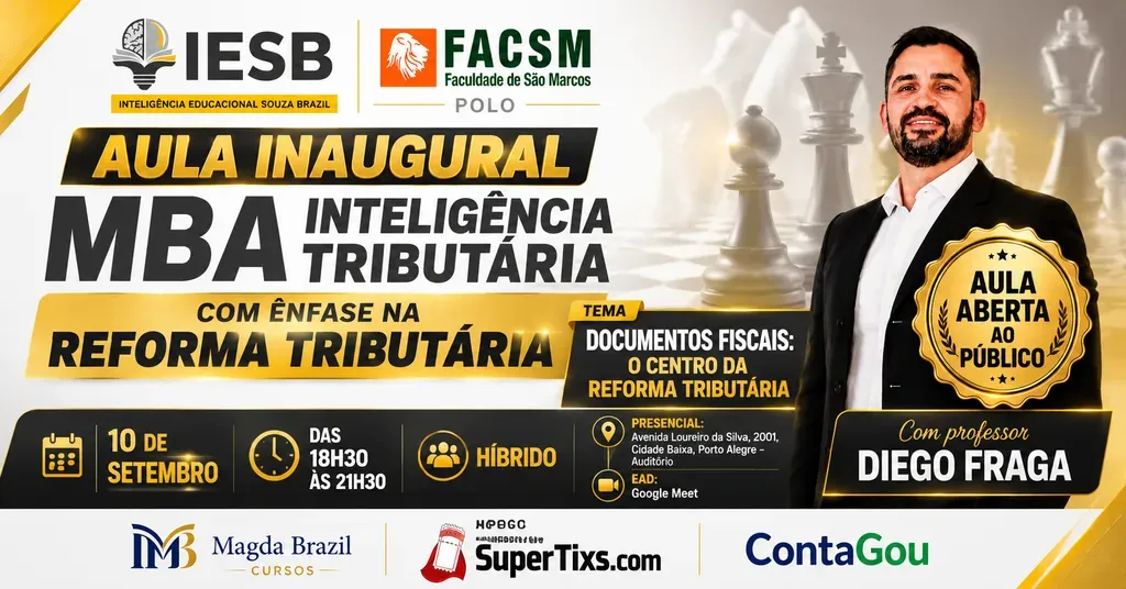 Aula Inaugural - Tema: Documentos Fiscais: o Centro da Reforma Tributária