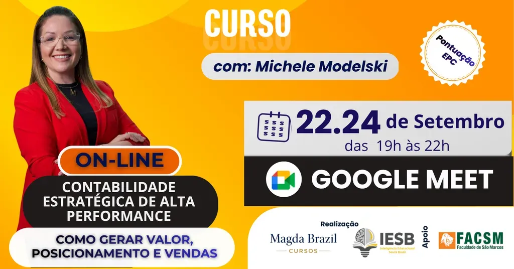 CURSO CONTABILIDADE ESTRATÉGICA DE ALTA PERFORMANCE - COMO GERAR VALOR, POSICIONAMENTO E VENDAS