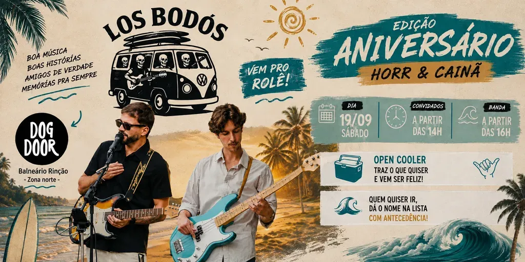 Ensaio Los Bodós: Bday Horr e Cainã
