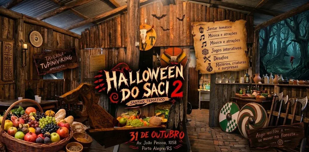 Halloween do Saci Tupiniviking