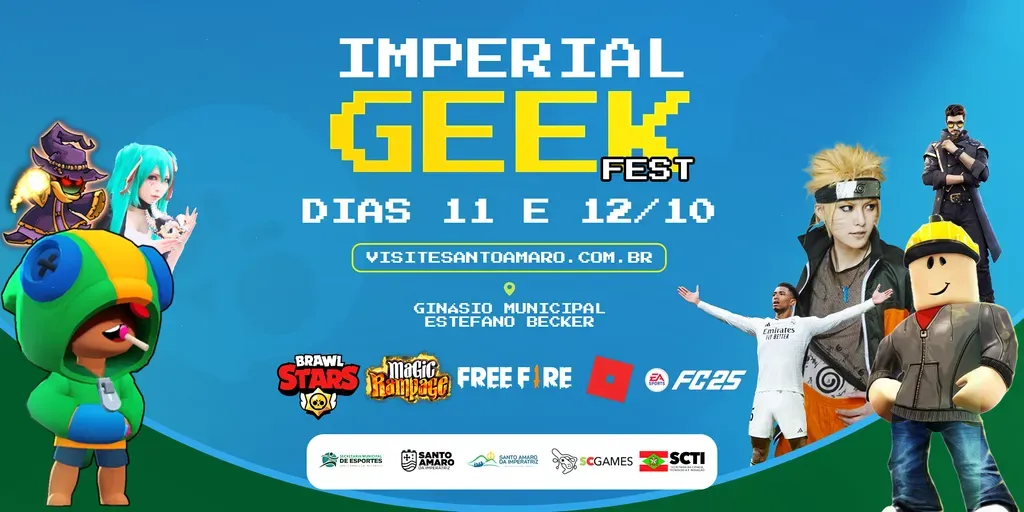 Imperial Geek Fest - Santo Amaro da Imperatriz 2025