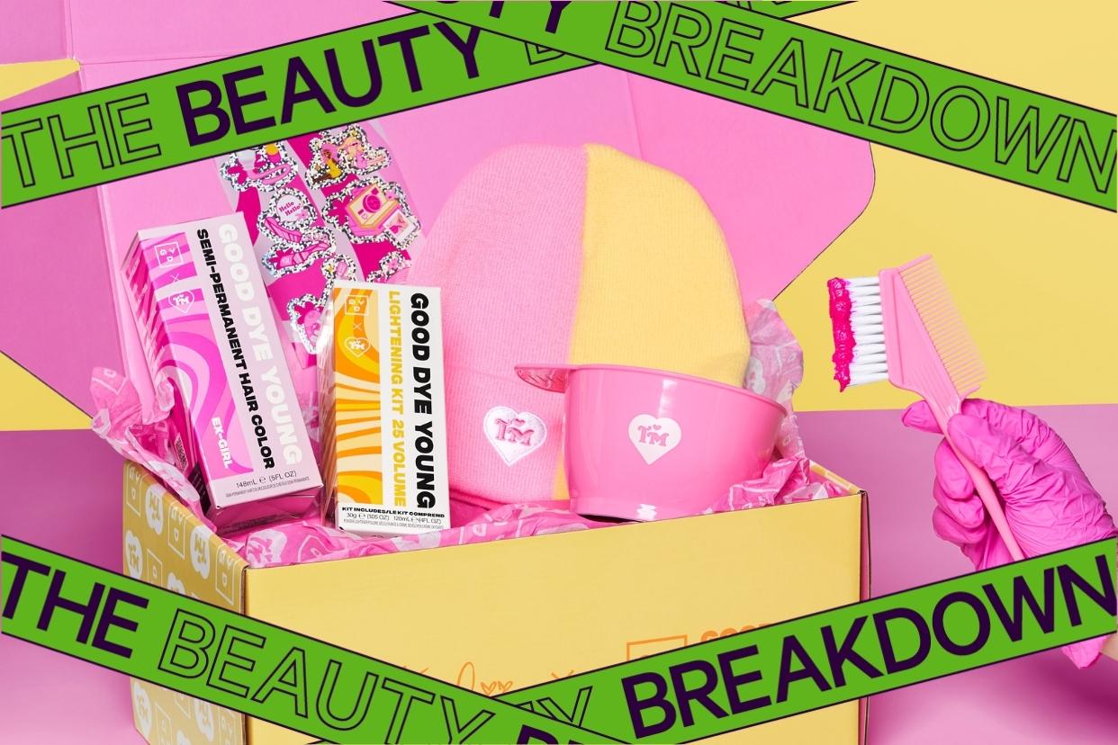 trixie mattel good dye young box pink yellow