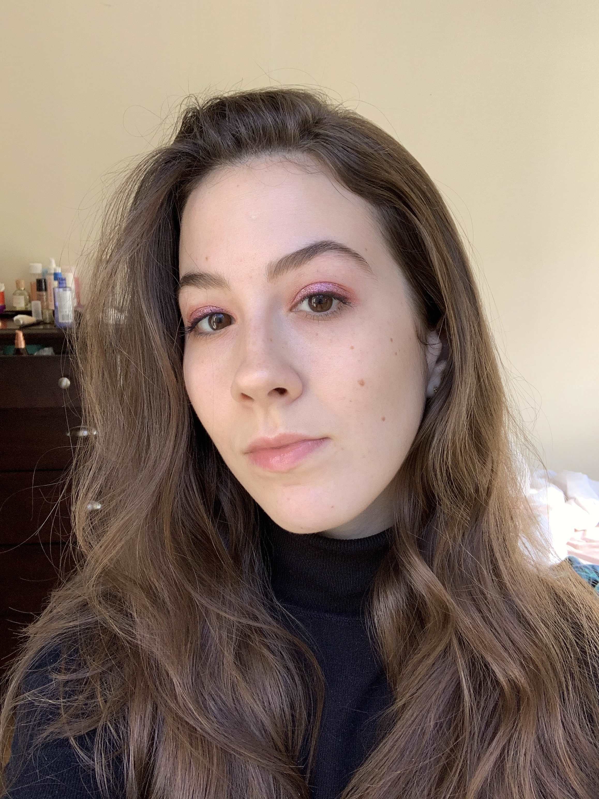 A subtle pink foiled lid