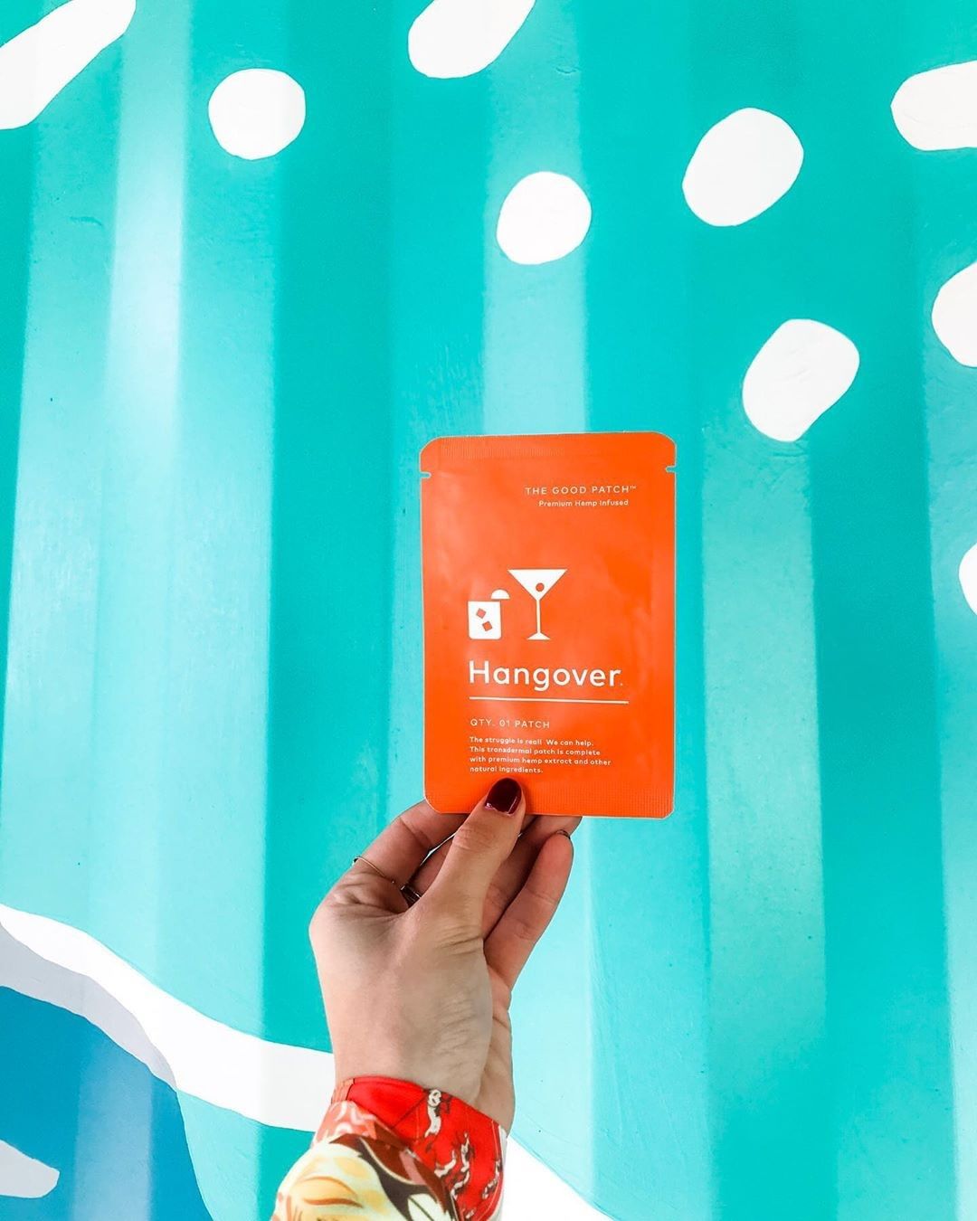 Hangover patch: B vitamins + green tea extract