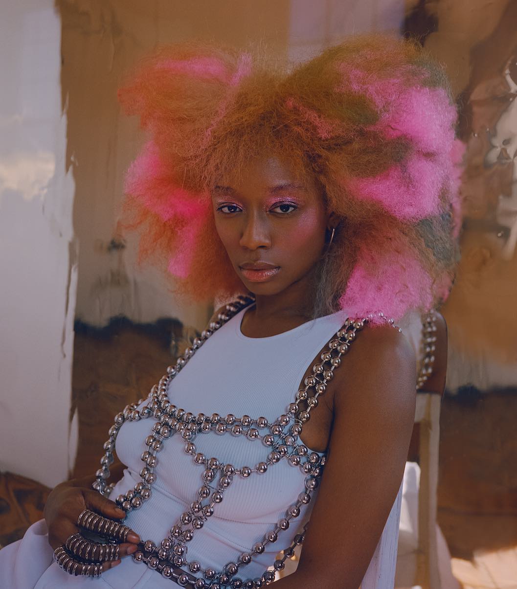 Makeup on Junglepussy for Neu Neu Mag, image by @micaiahcarter