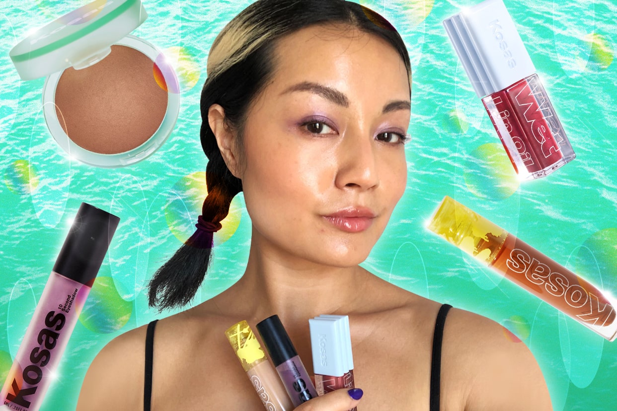 Beauty writer Sable Yong with Kosas products