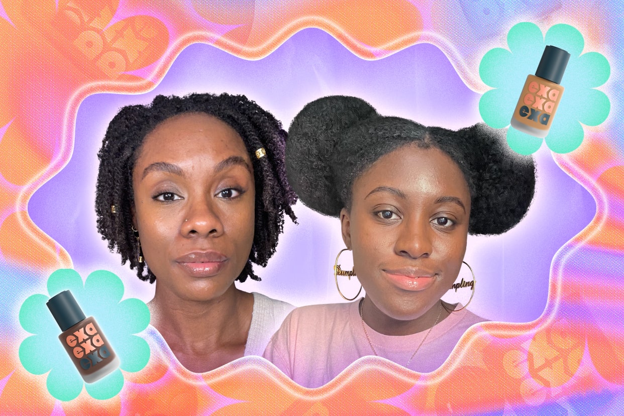 two people wearing exa foundation