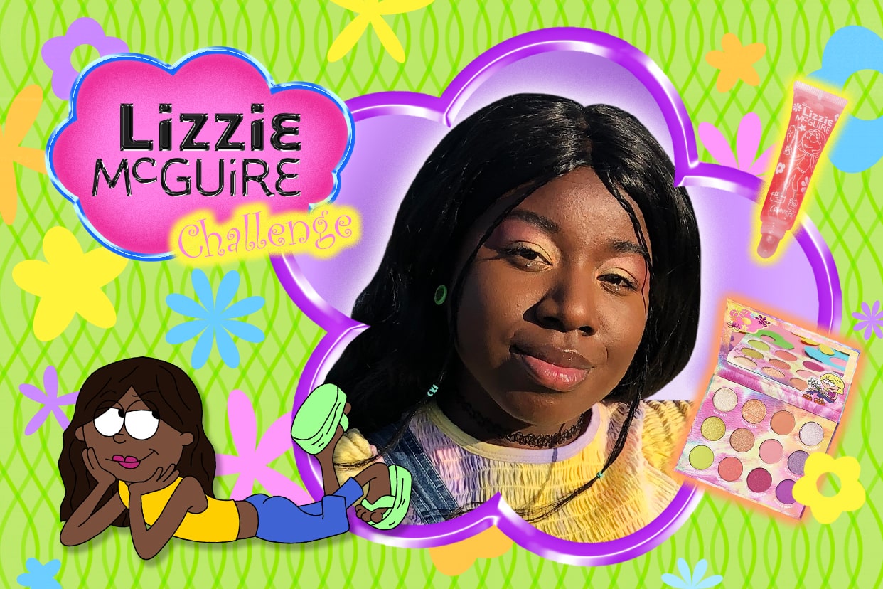 Woman in Lizzie McGuire inspired makeup