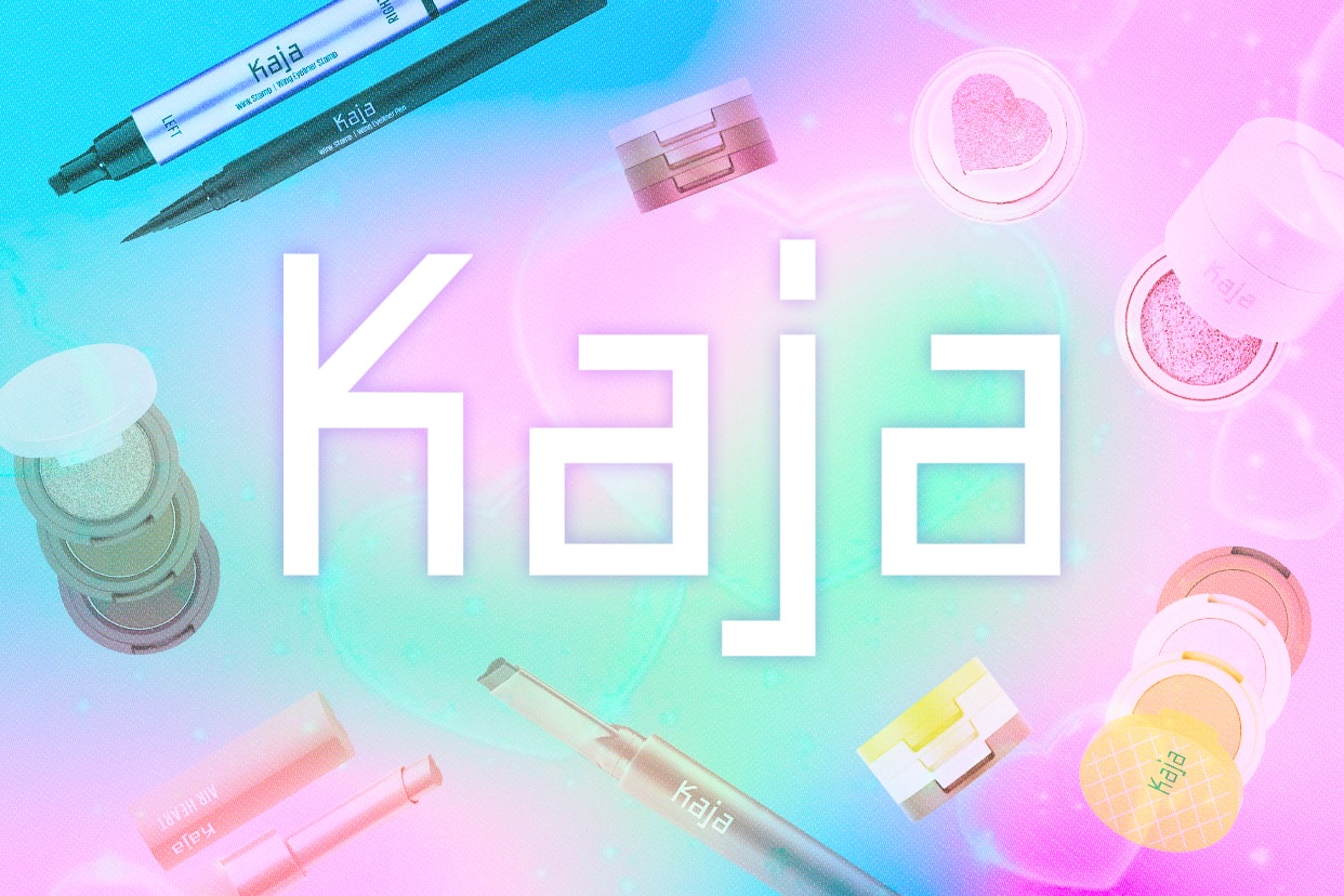 kaja makeup brand logo and products