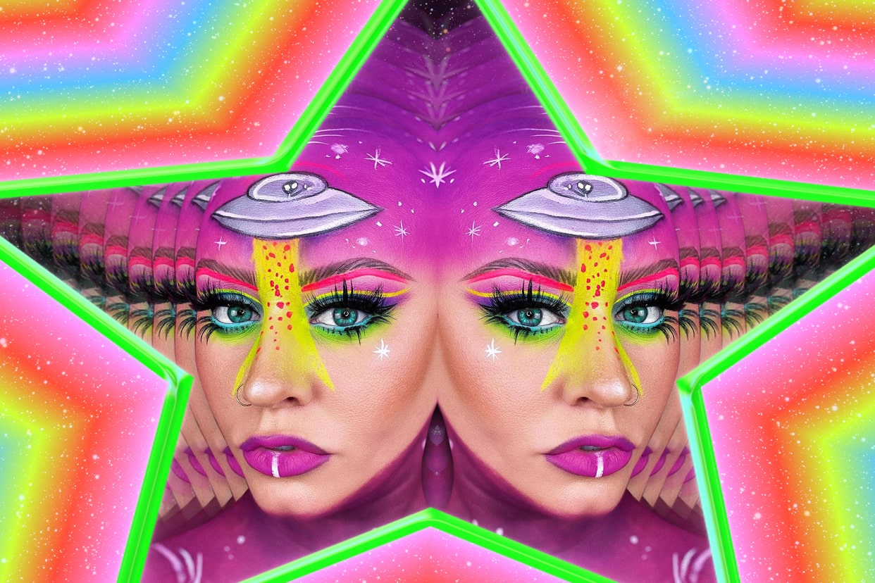 Abbywrenartistry in Alien Makeup