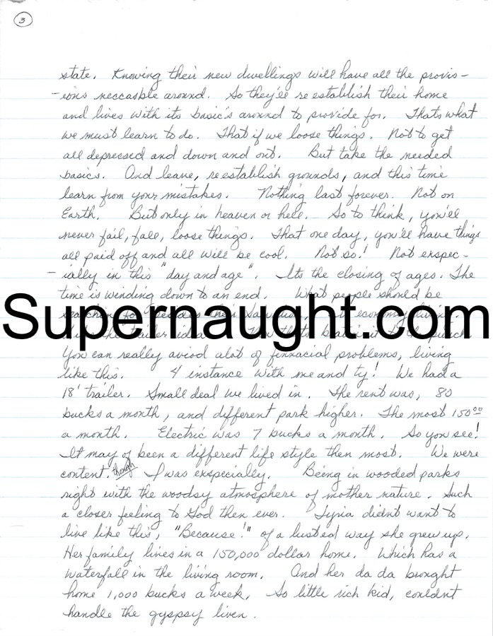 Aileen Wuornos 4 Page Letter w Cartoons and Envelope Set Both Signed image 3