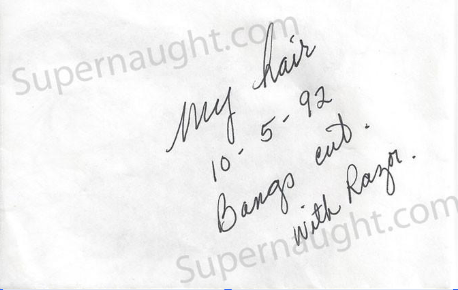 Aileen Wuornos Hair From Her Head