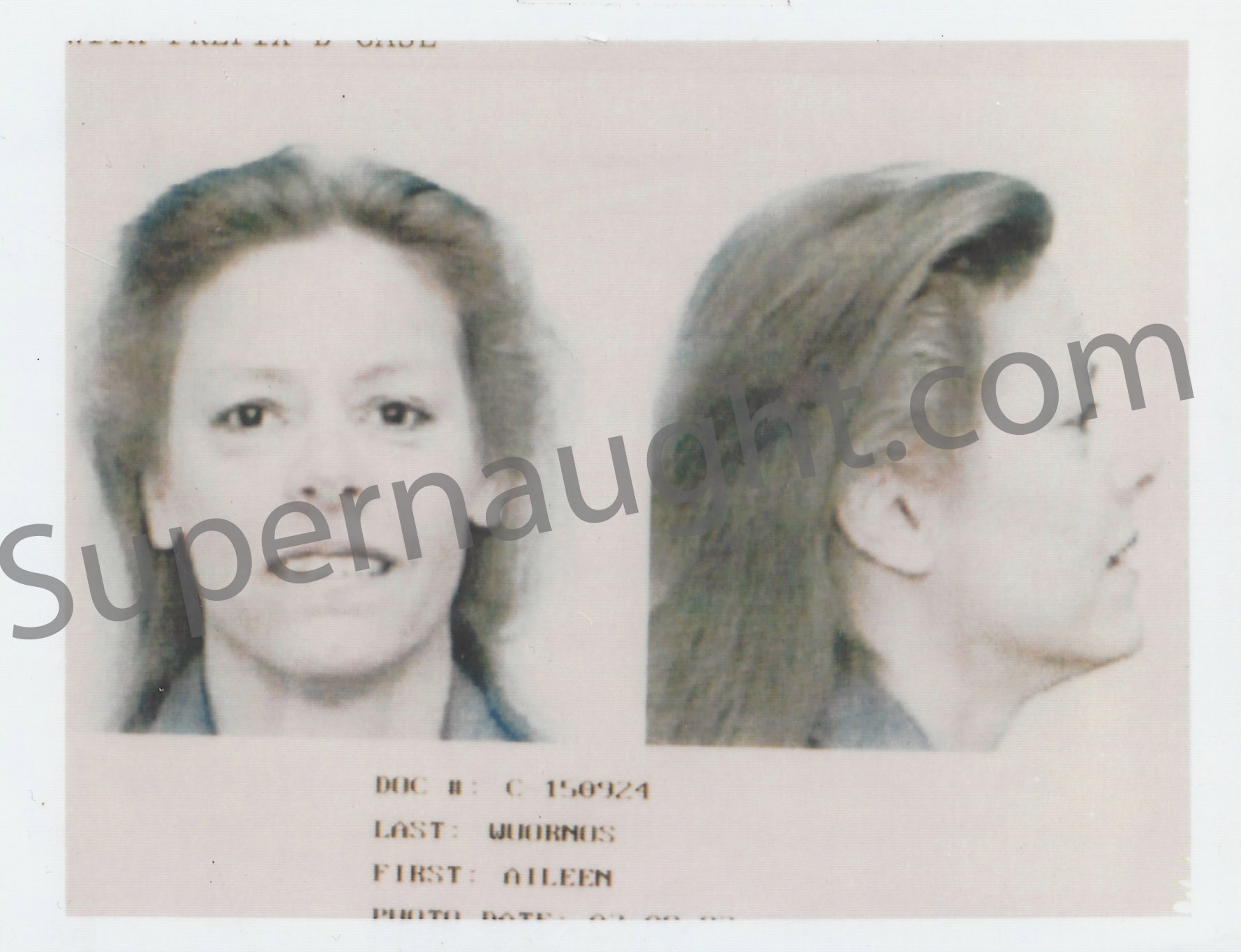 Aileen Wuornos Mugshot Photo