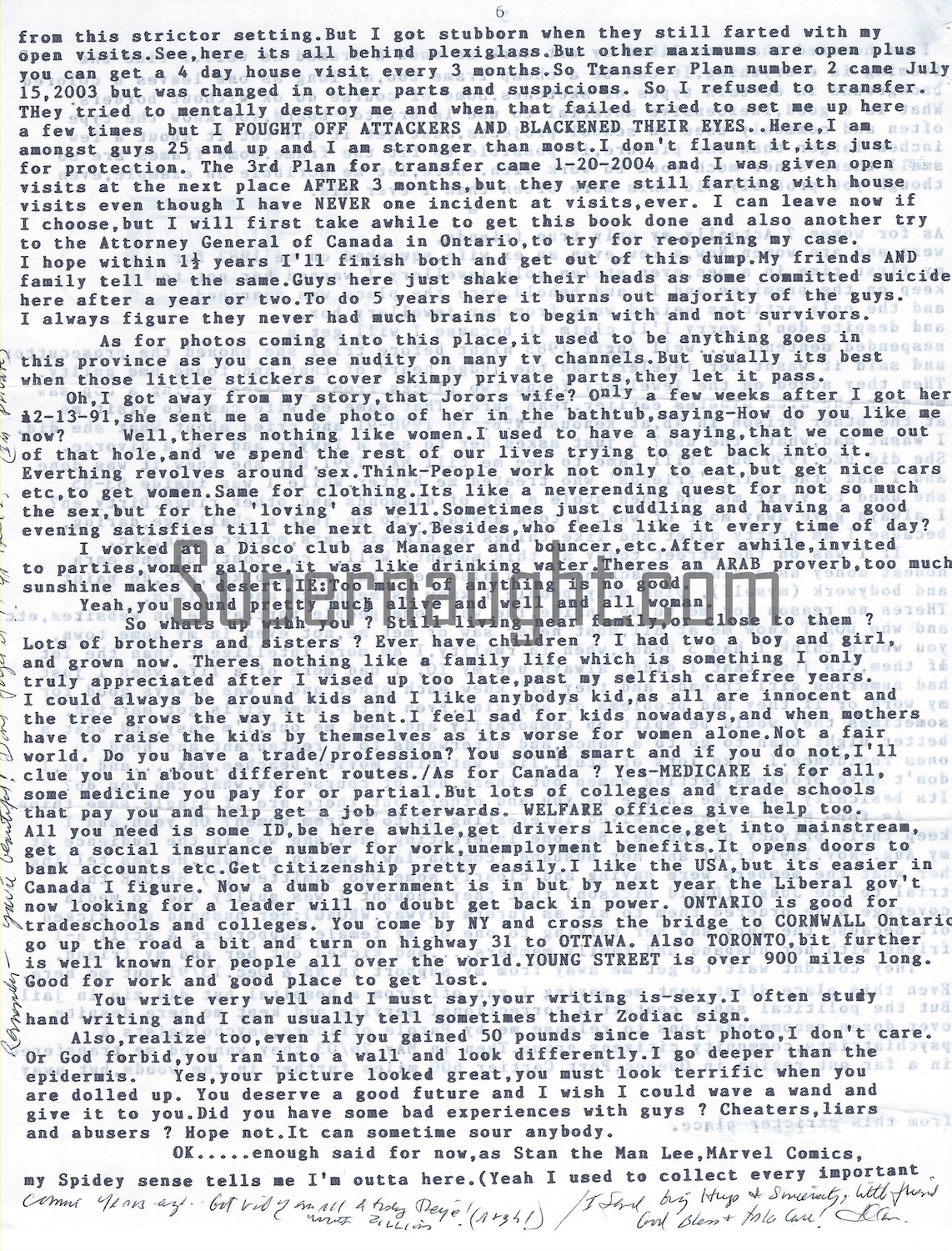 Allan Legere Six Page Letter And Envelope Set Both Signed image 2