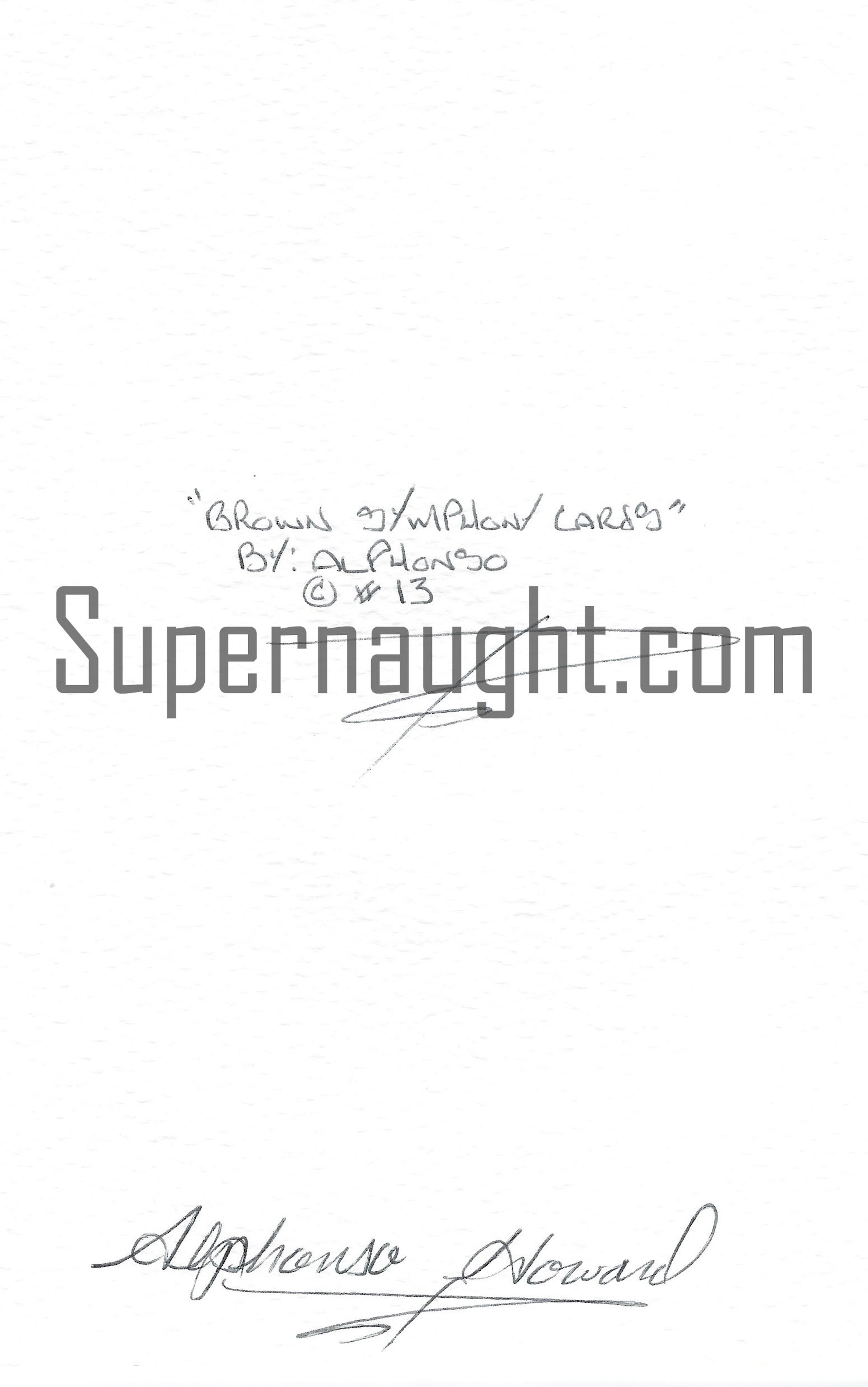Alphonso Howard 13 Artwork Signed Twice image 2
