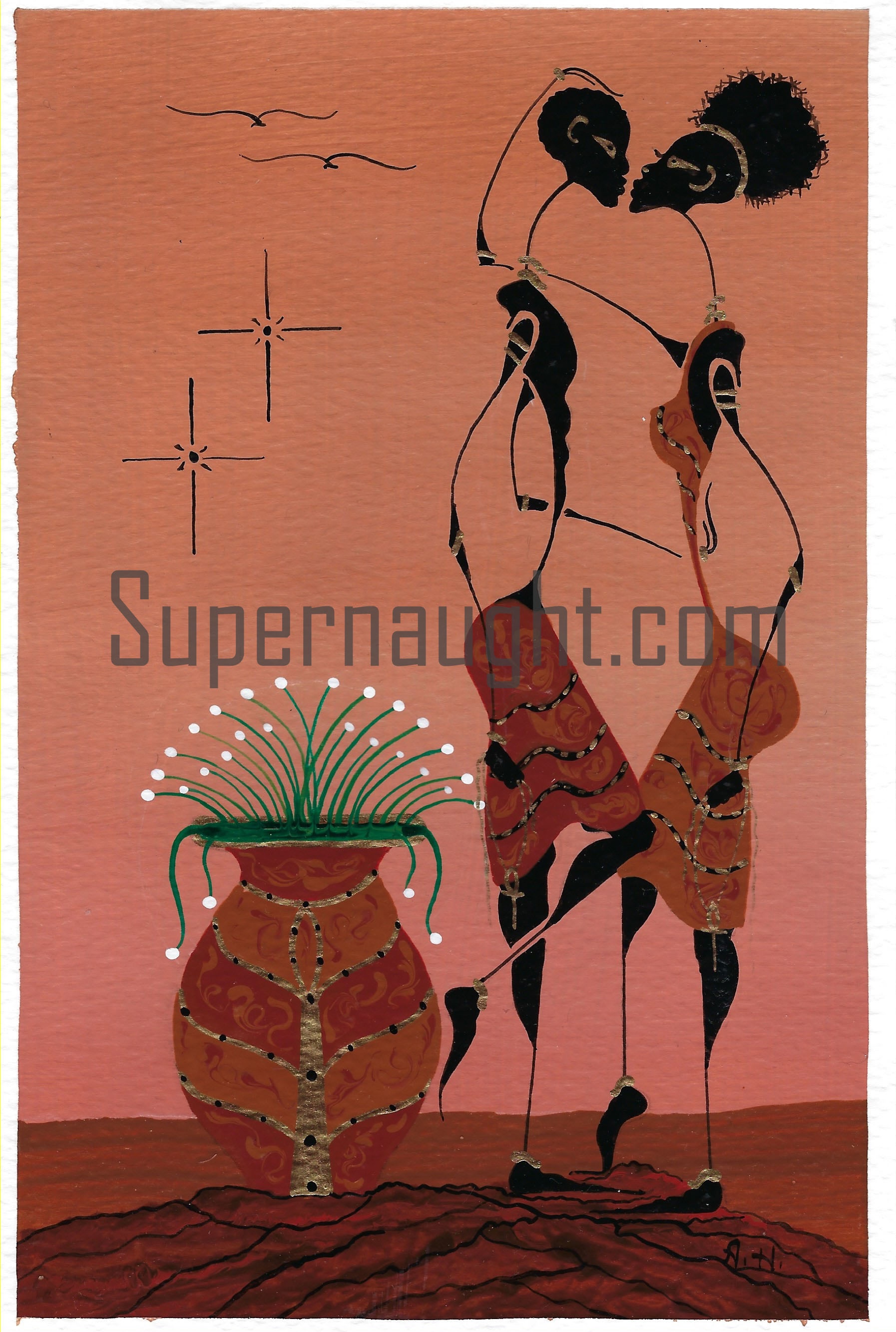 Alphonso Howard 13 Artwork Signed Twice