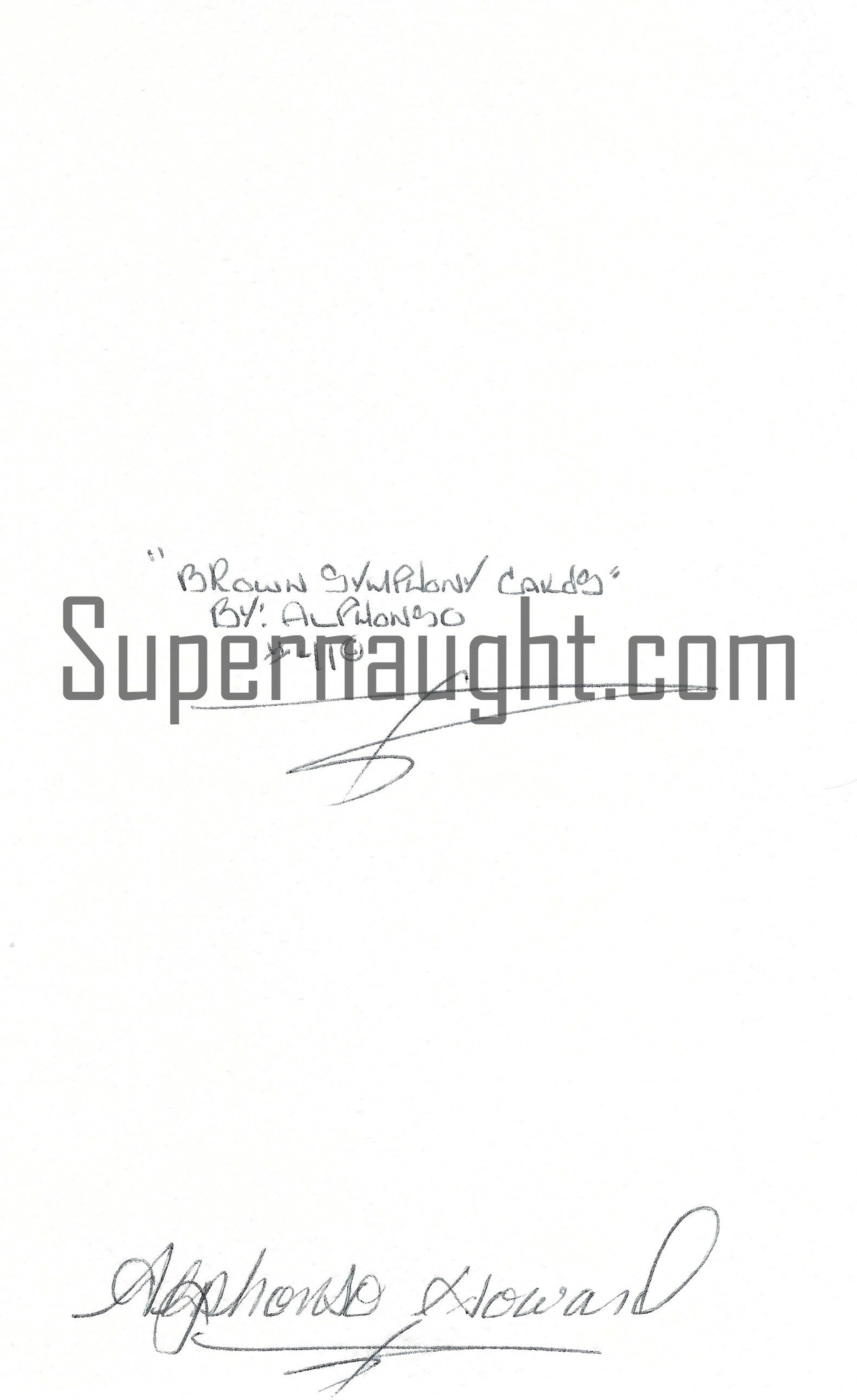 Alphonso Howard 41 Artwork Signed Twice image 2