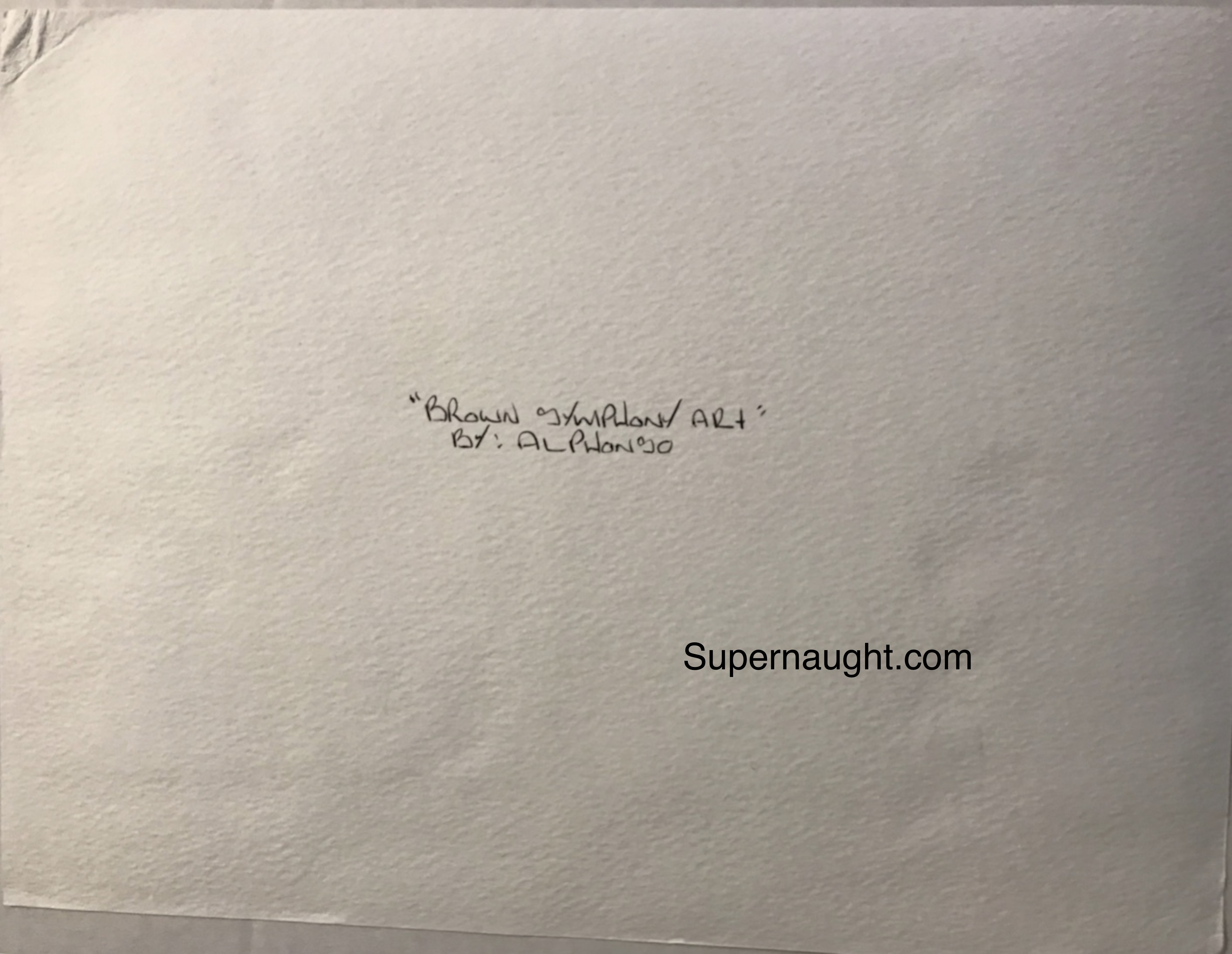 Alphonso Howard Brown Art Painting Signed image 2