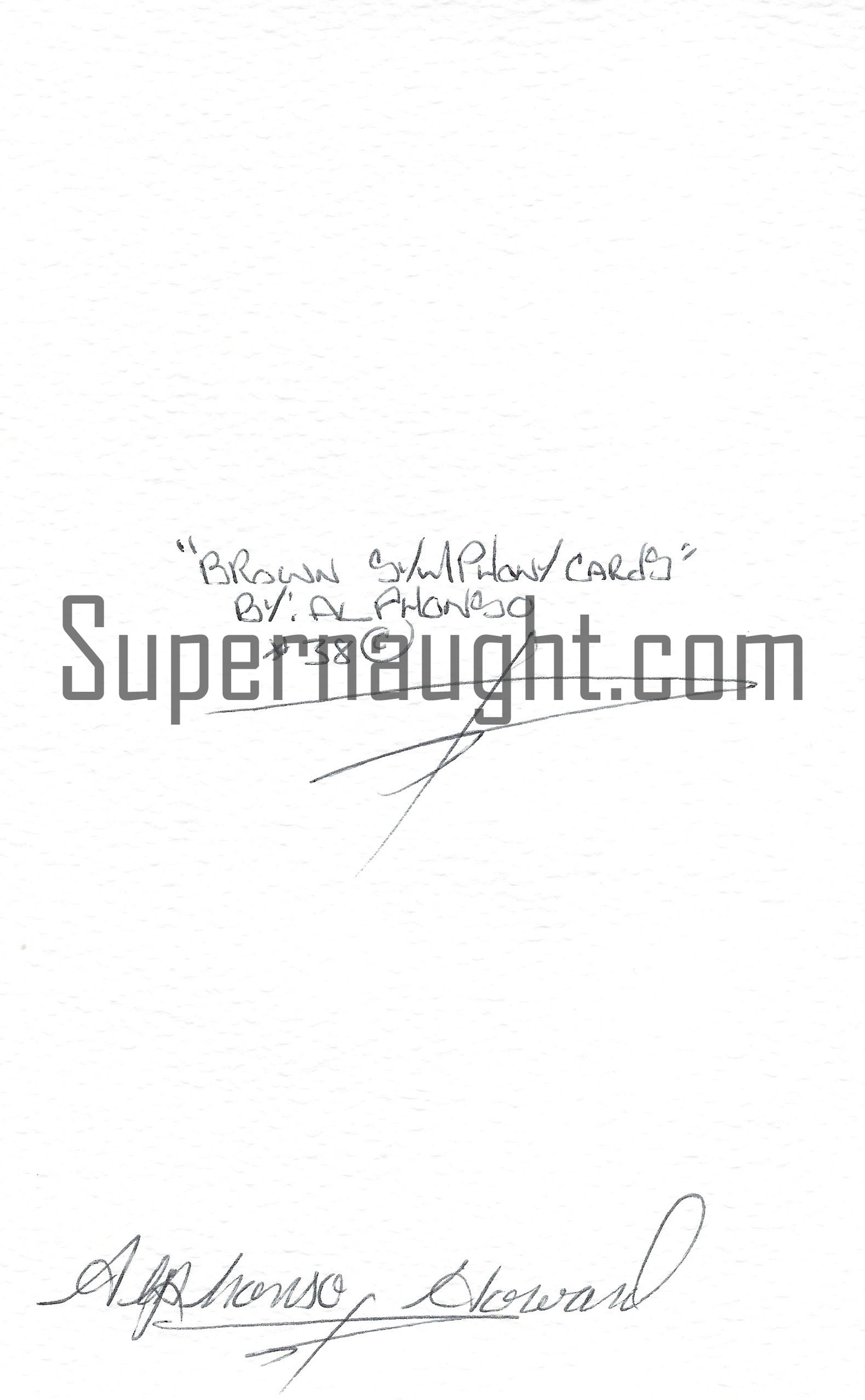 Alphonso Howard Brown Symphony Artwork Signed image 2