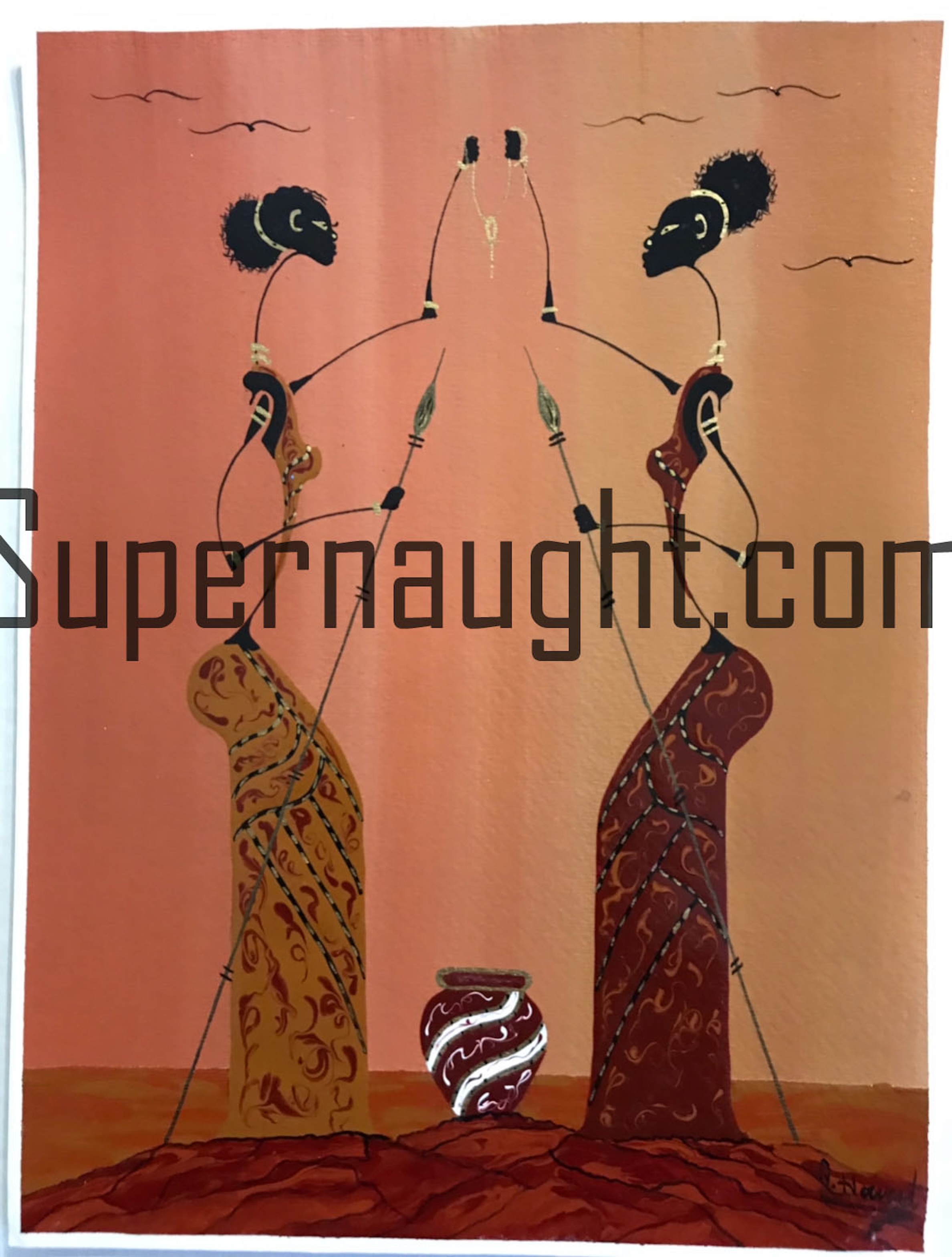 Alphonso Howard Death Row Painting Signed