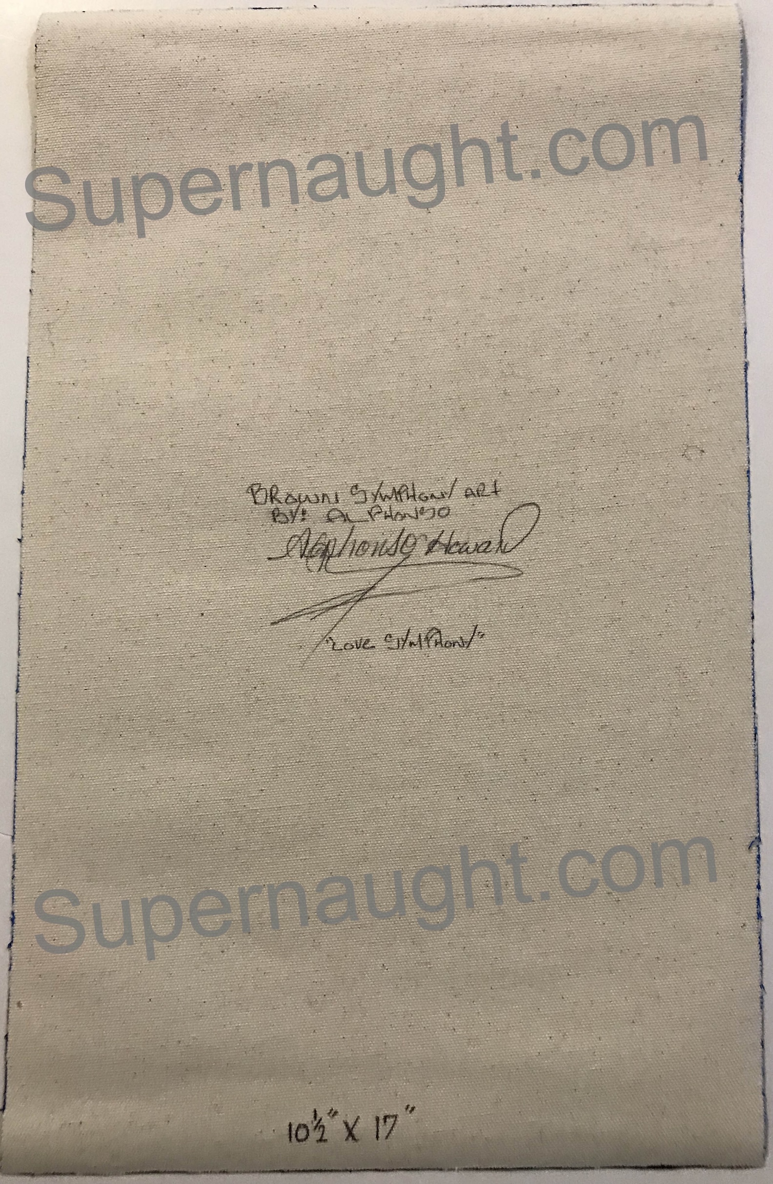 Alphonso Howard Signed Painting Titled Love Symphony image 2