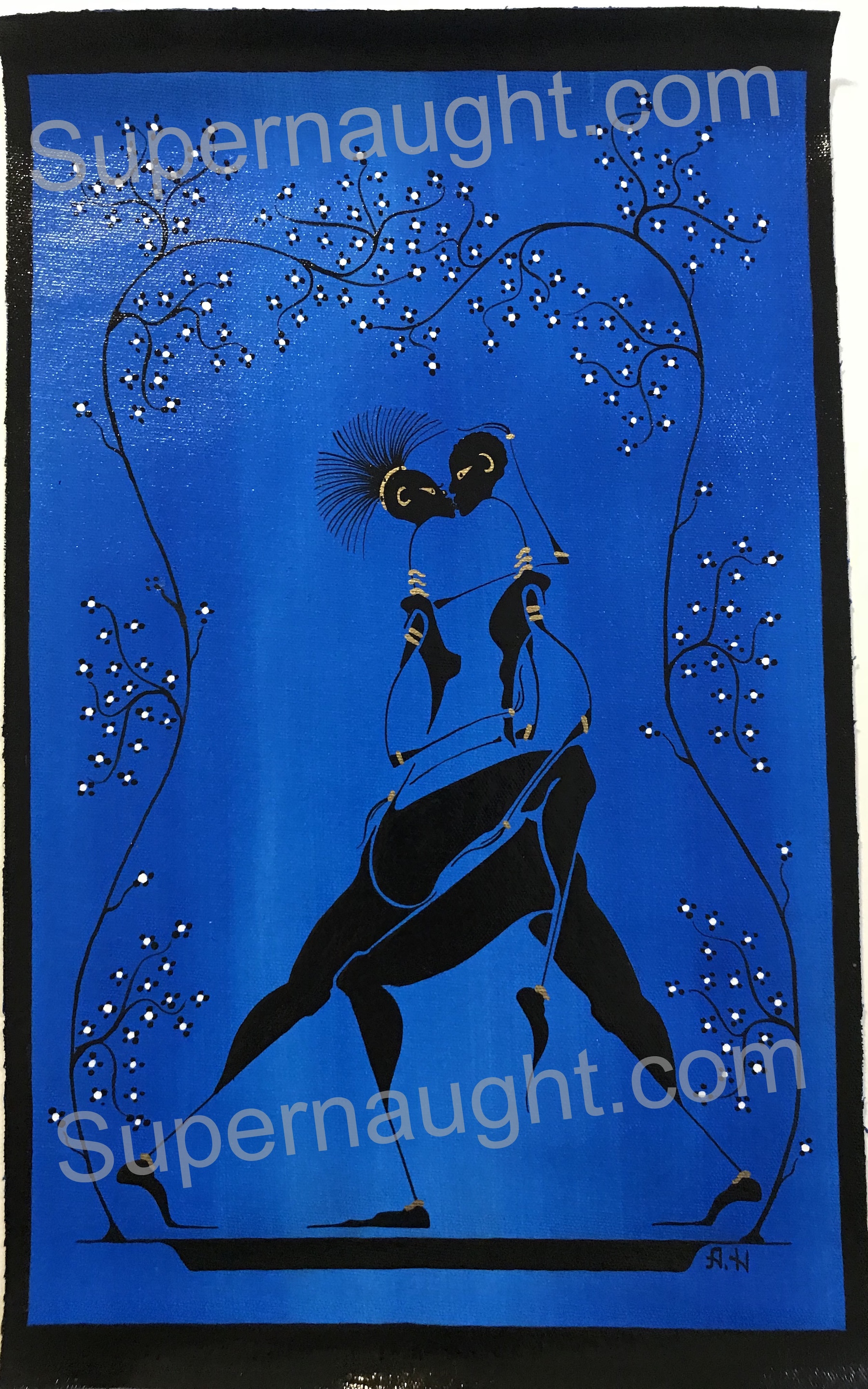 Alphonso Howard Signed Painting Titled Love Symphony