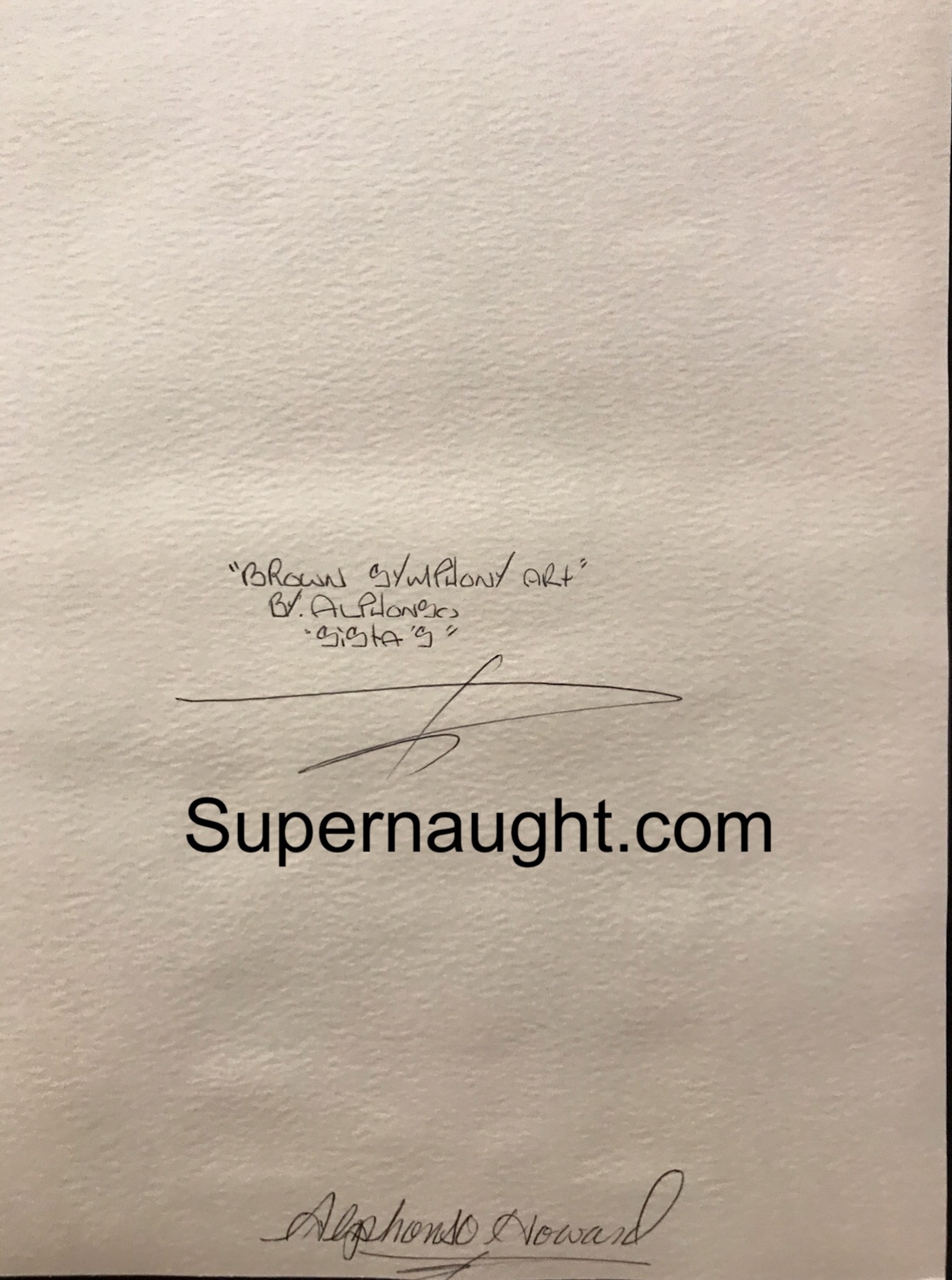 Alphonso Howard  Sistas Artwork Signed San Quentin State Prison image 2
