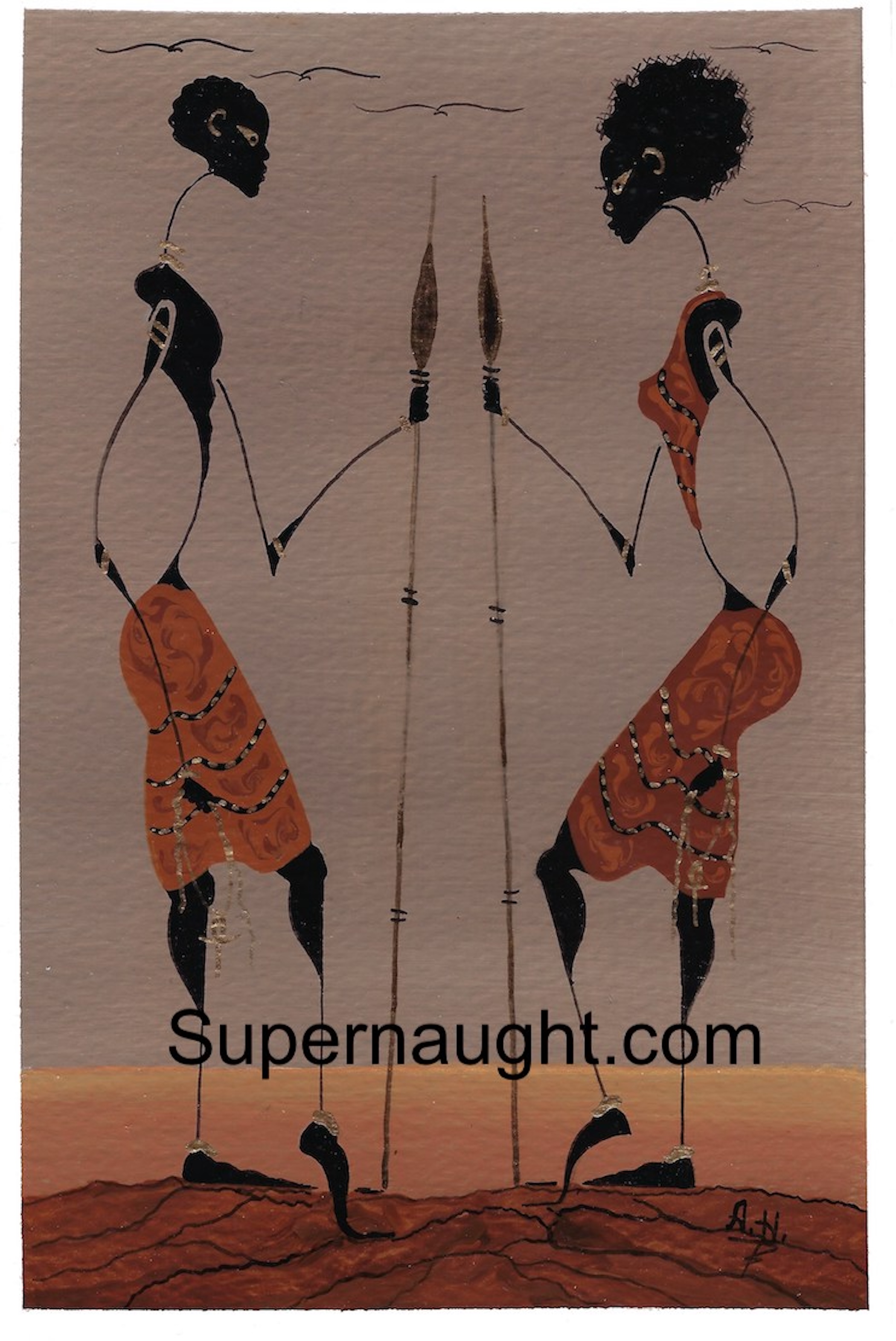 Alphonso Howard Symphony Card Painting 44