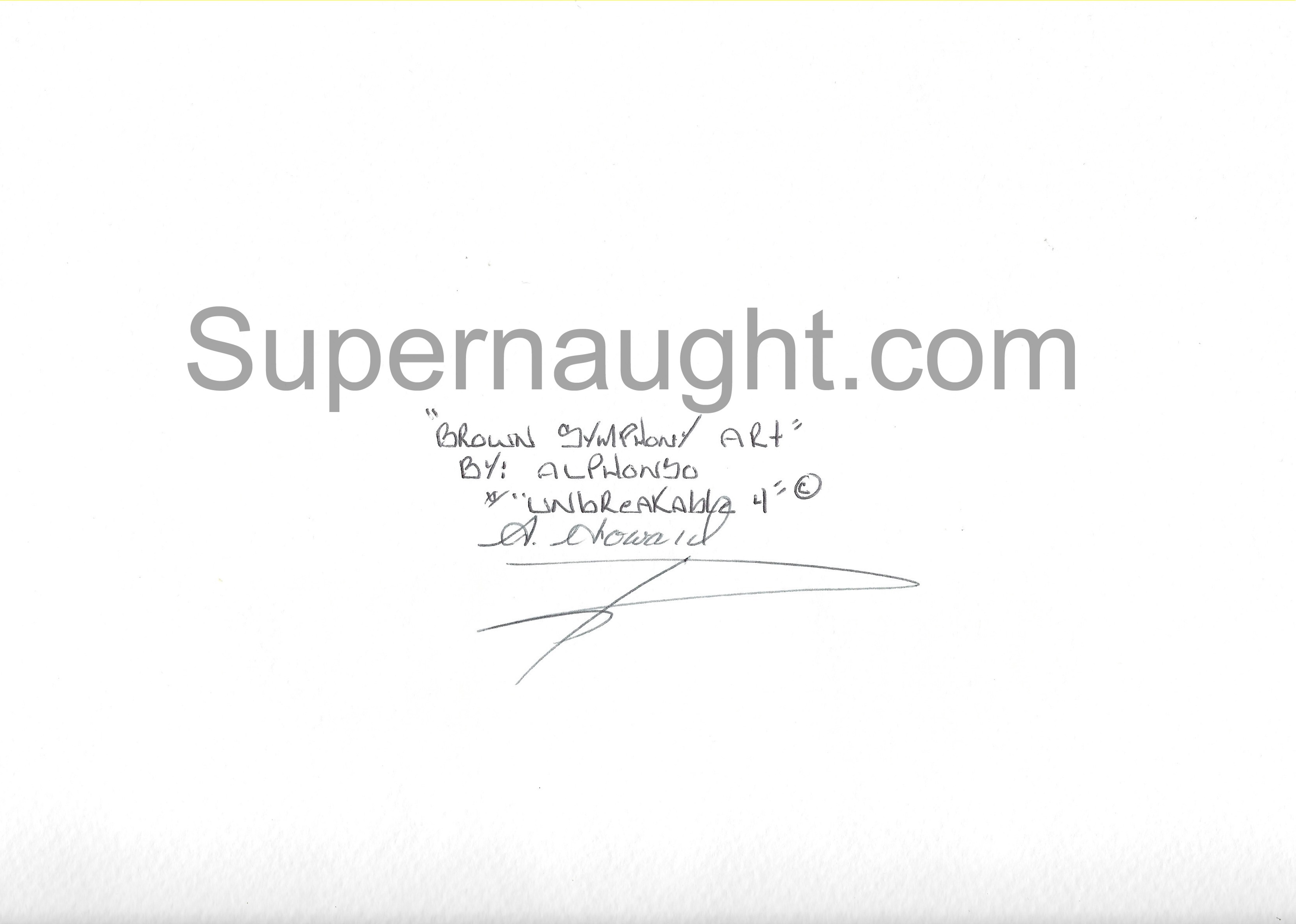 Alphonso Howard Unbreakable 4 Painting Signed image 2