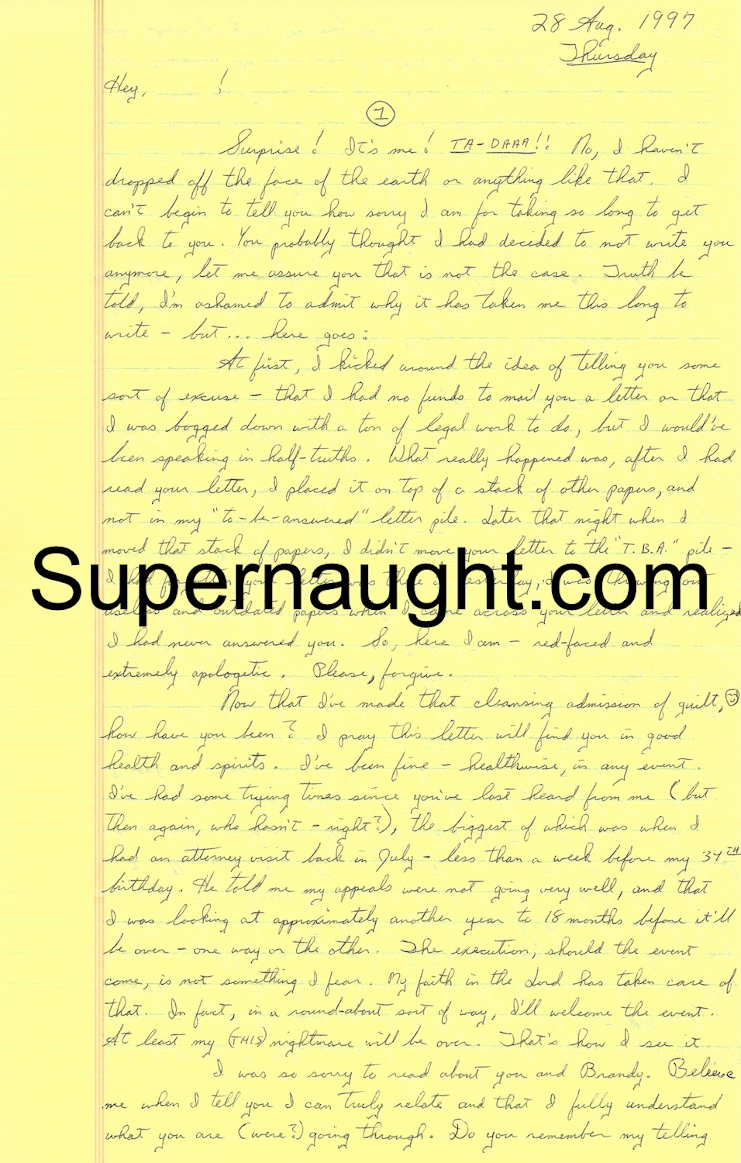 Andrew Kokoraleis Three Page Letter and Envelope Both Signed