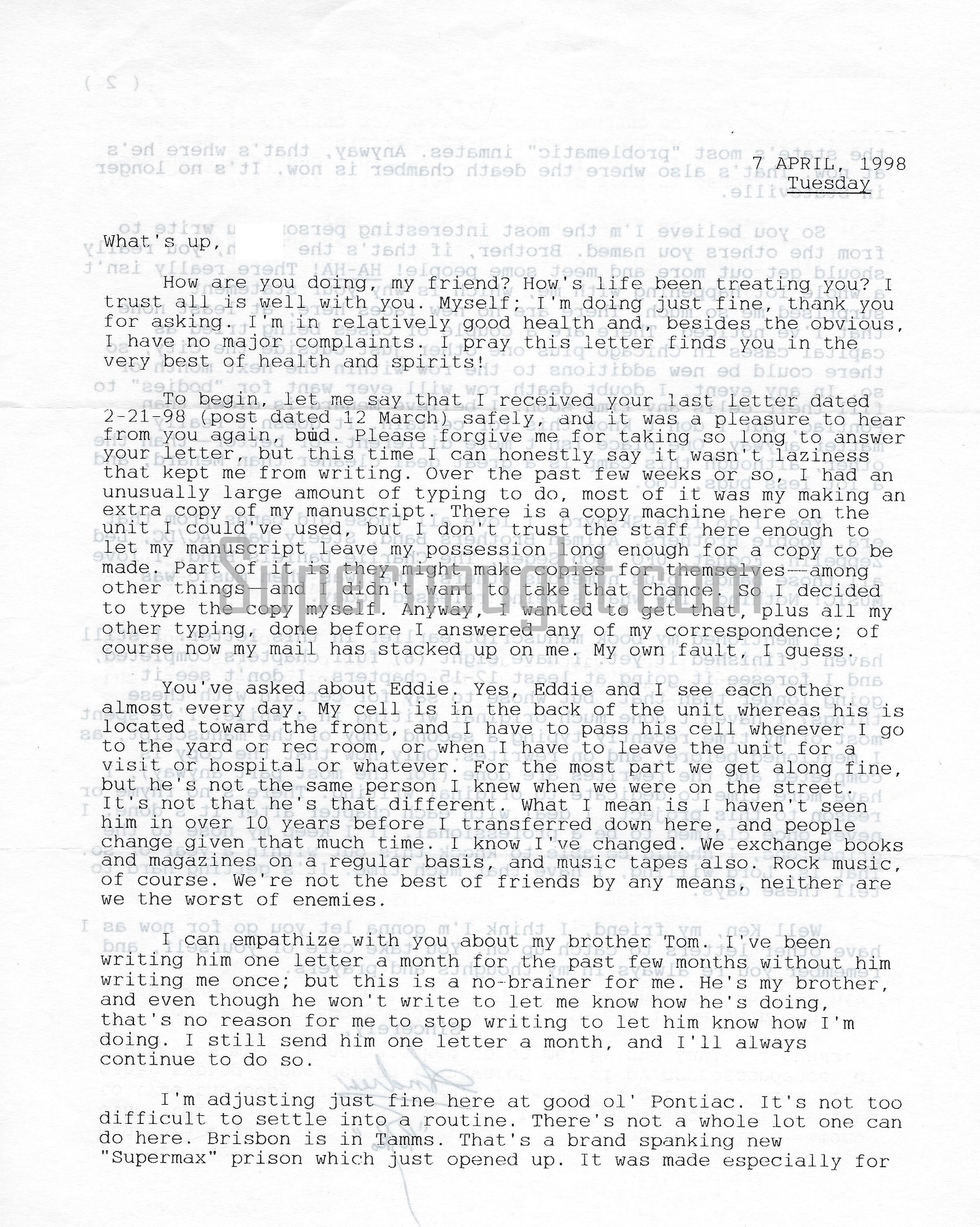 Andrew Kokoraleis Letter Signed with Envelope Set image 2