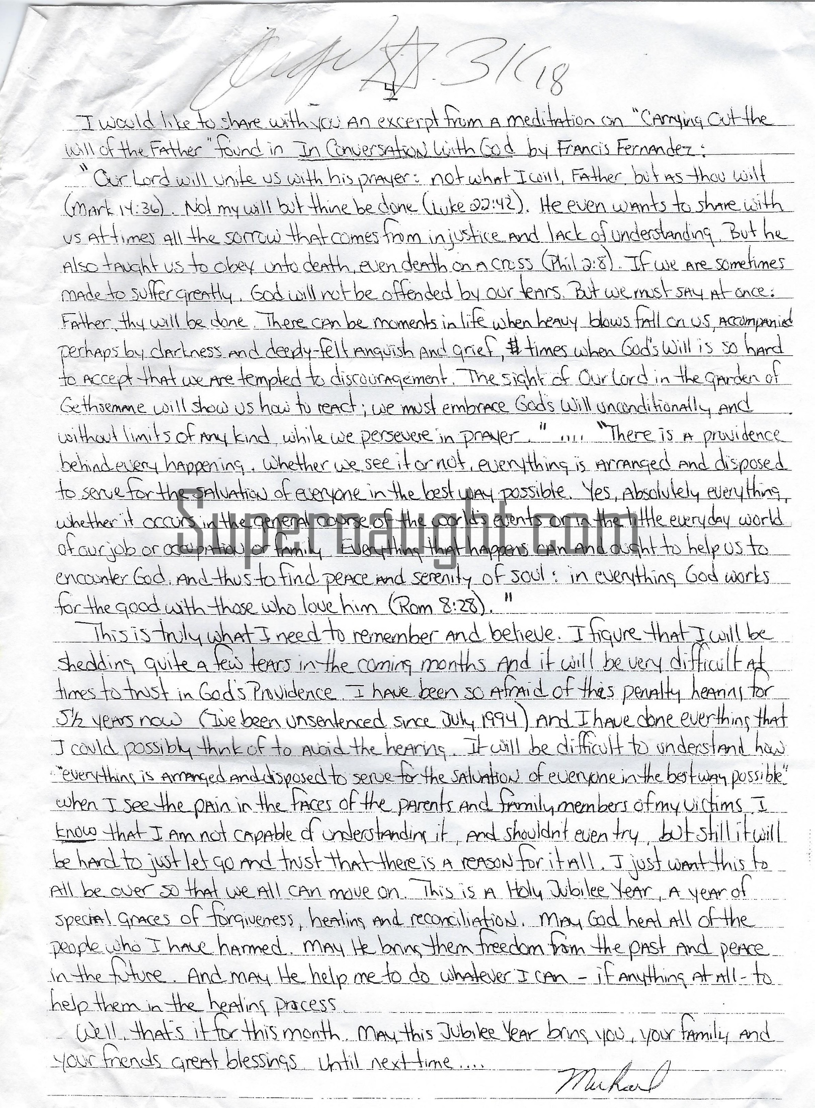 Angel Resendiz Michael Ross Newsletter All Seven Pages Signed by The Railway Kil image 4