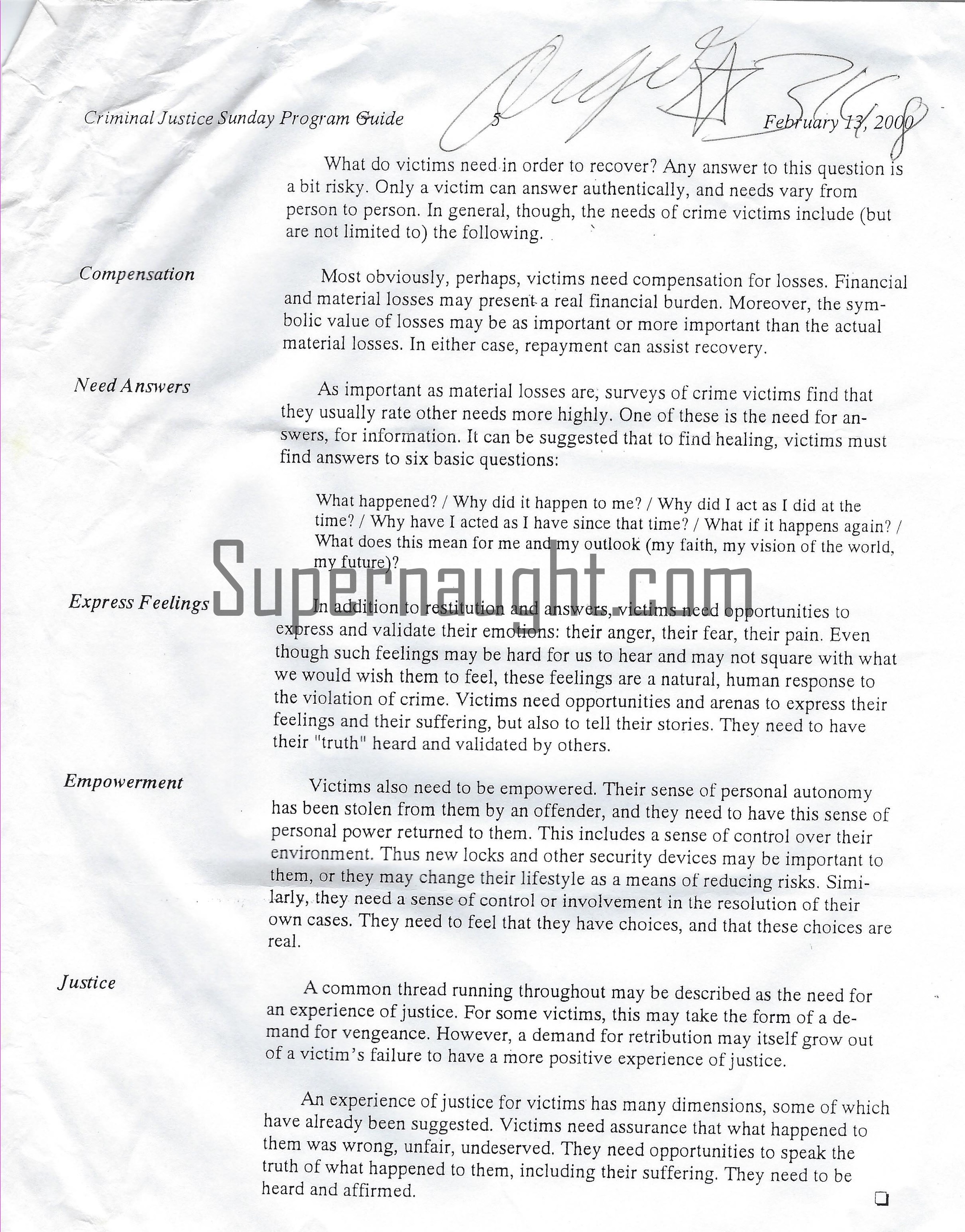Angel Resendiz Michael Ross Newsletter All Seven Pages Signed by The Railway Kil image 6