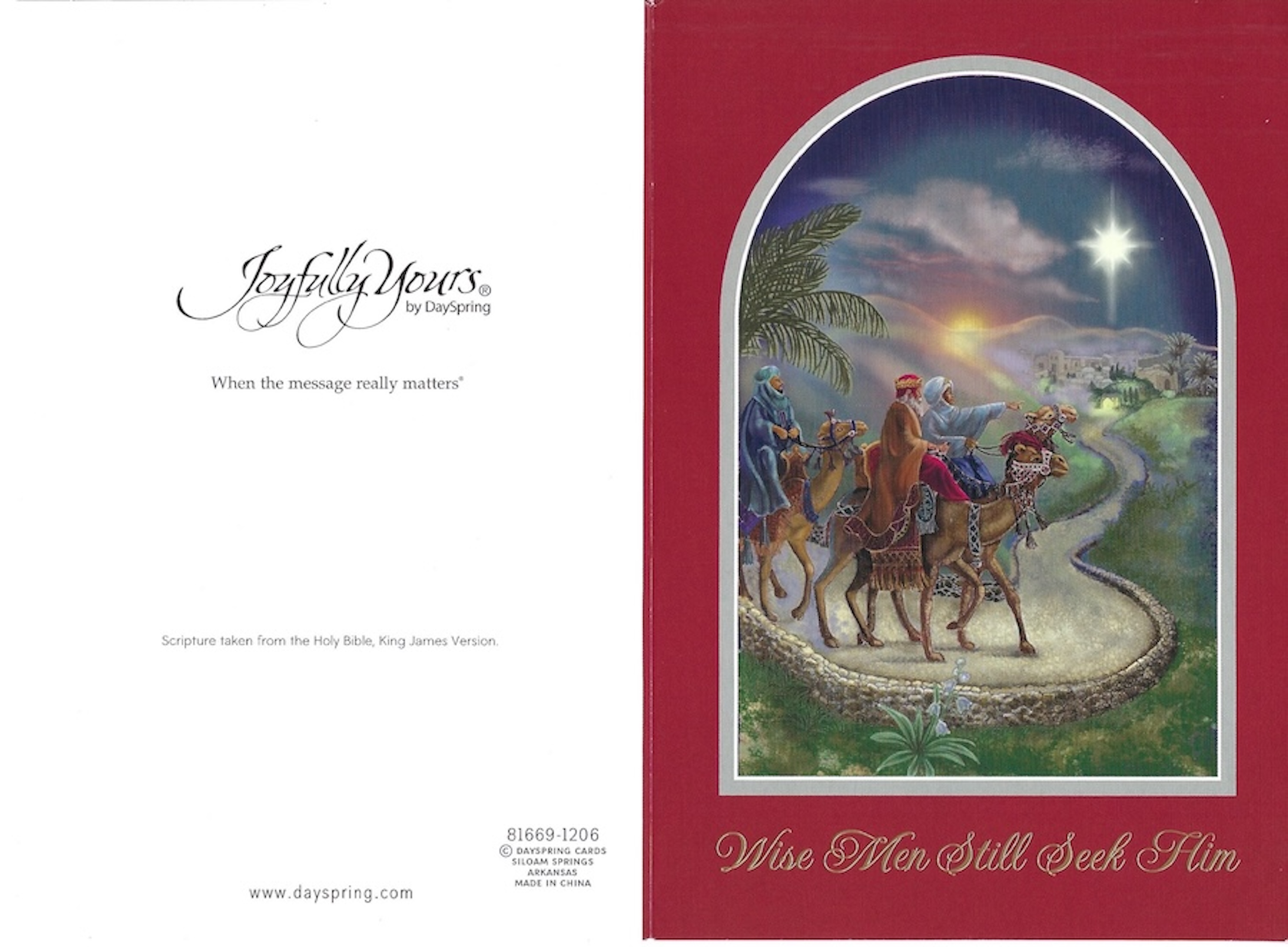 Anthony Sowell Christmas Card and Envelope Set Both Signed image 3