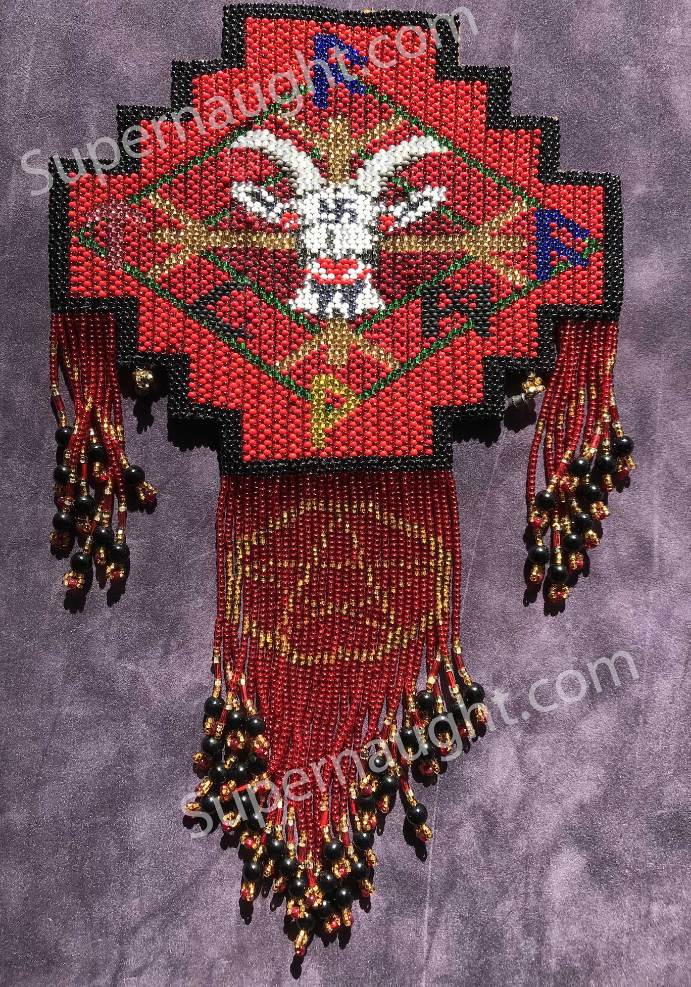 Anthony Wolfe Pentagram Bead Work