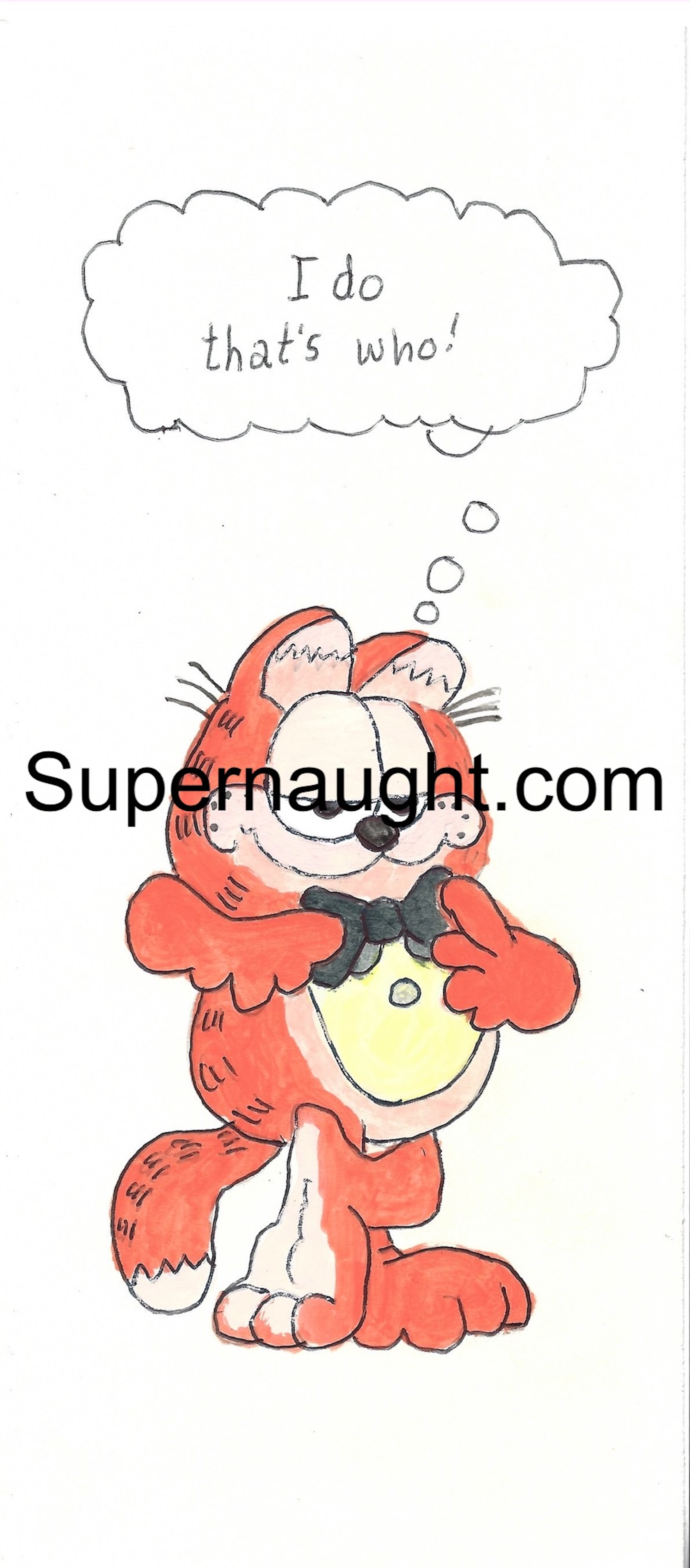 Arch Sloan Garfield Card Signed Artwork image 2