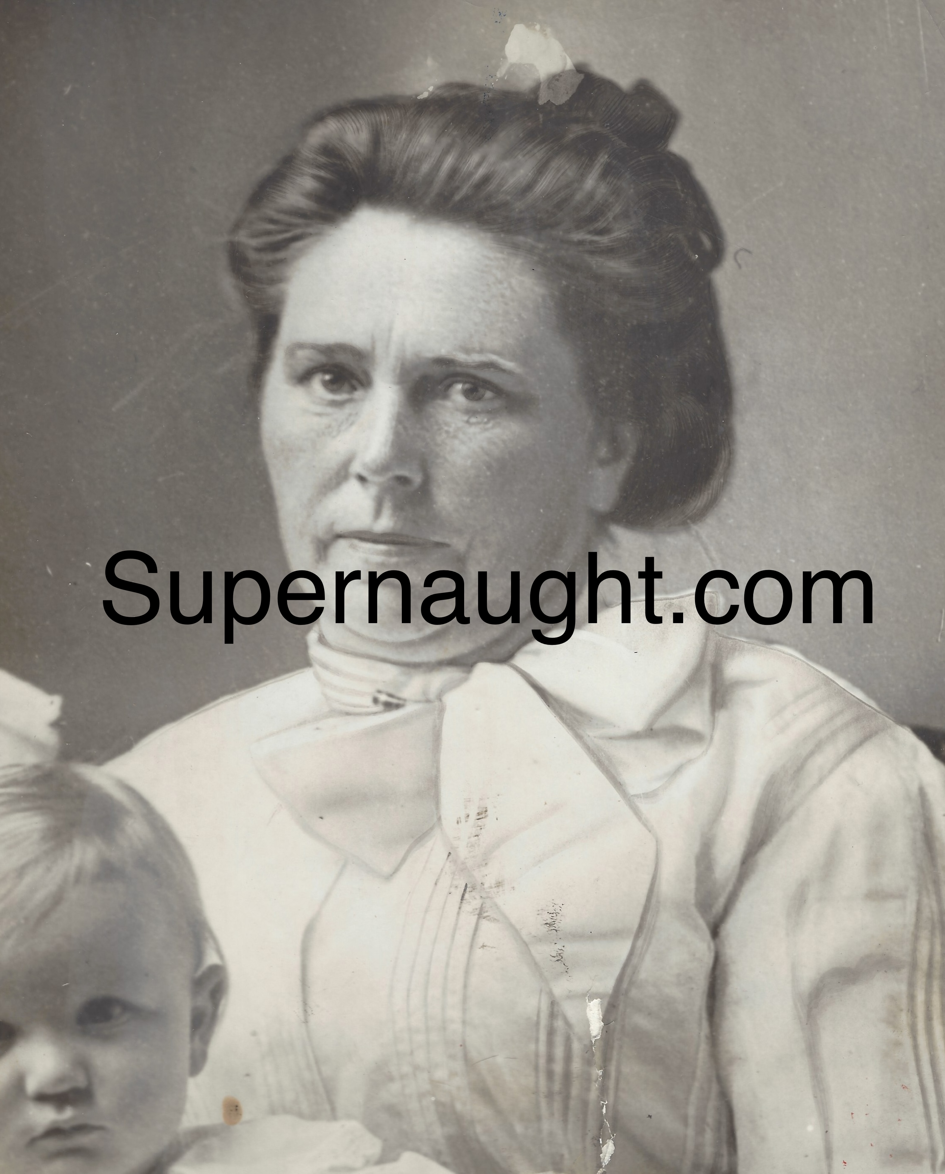 Belle Gunness Portrait with Child Press Photo