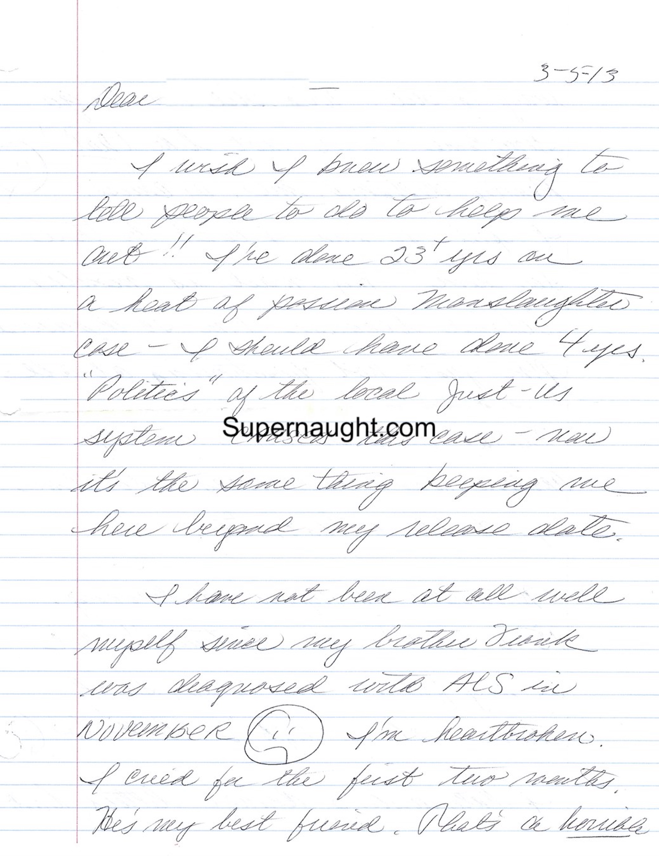 Betty Broderick 4 Page Handwritten Letter Envelop Set Both Signed image 2